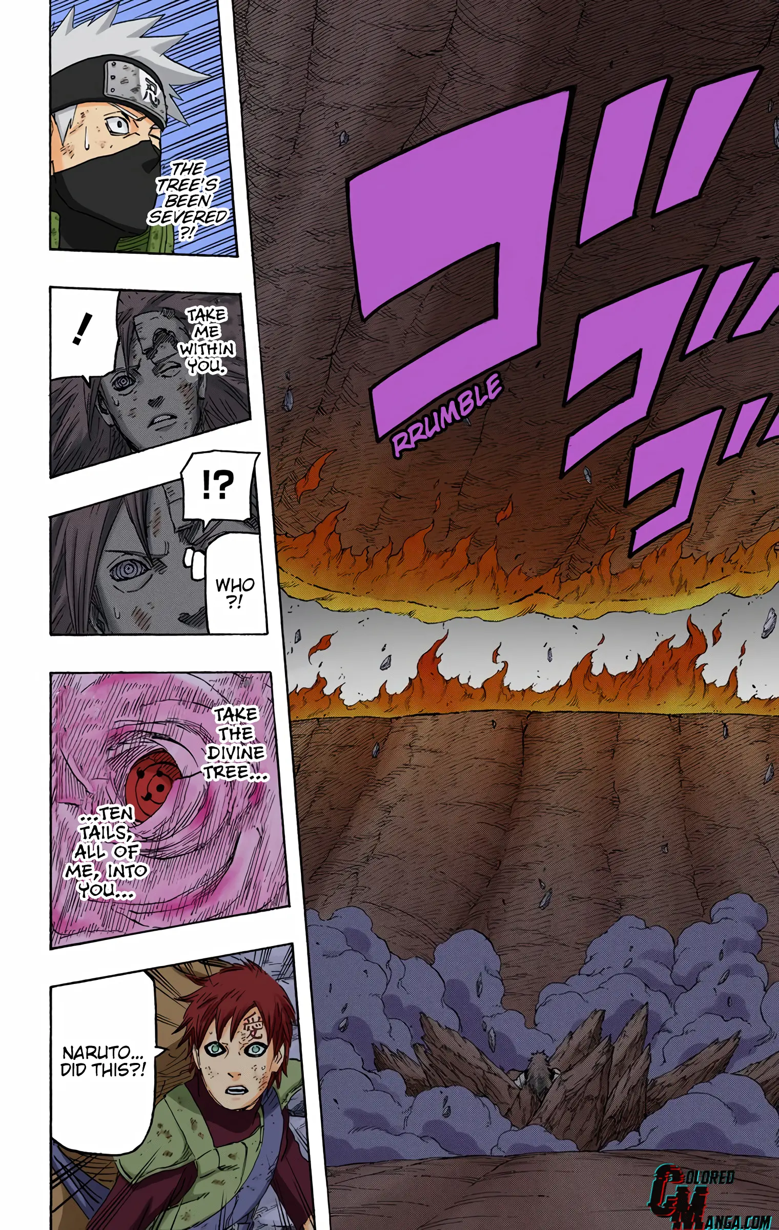 Naruto Colored Manga Online, chapter 673, page 6