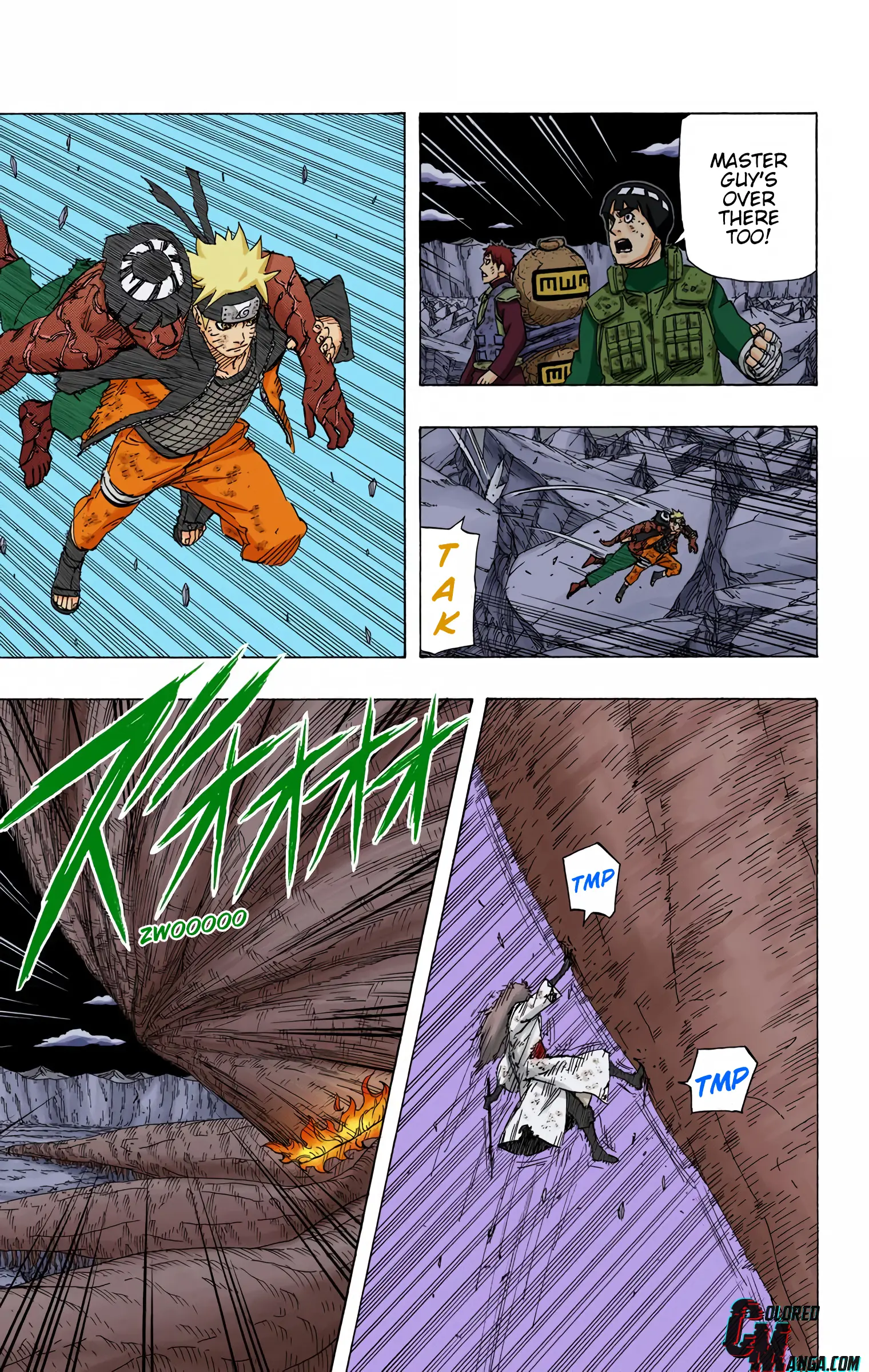 Naruto Colored Manga Online, chapter 673, page 7