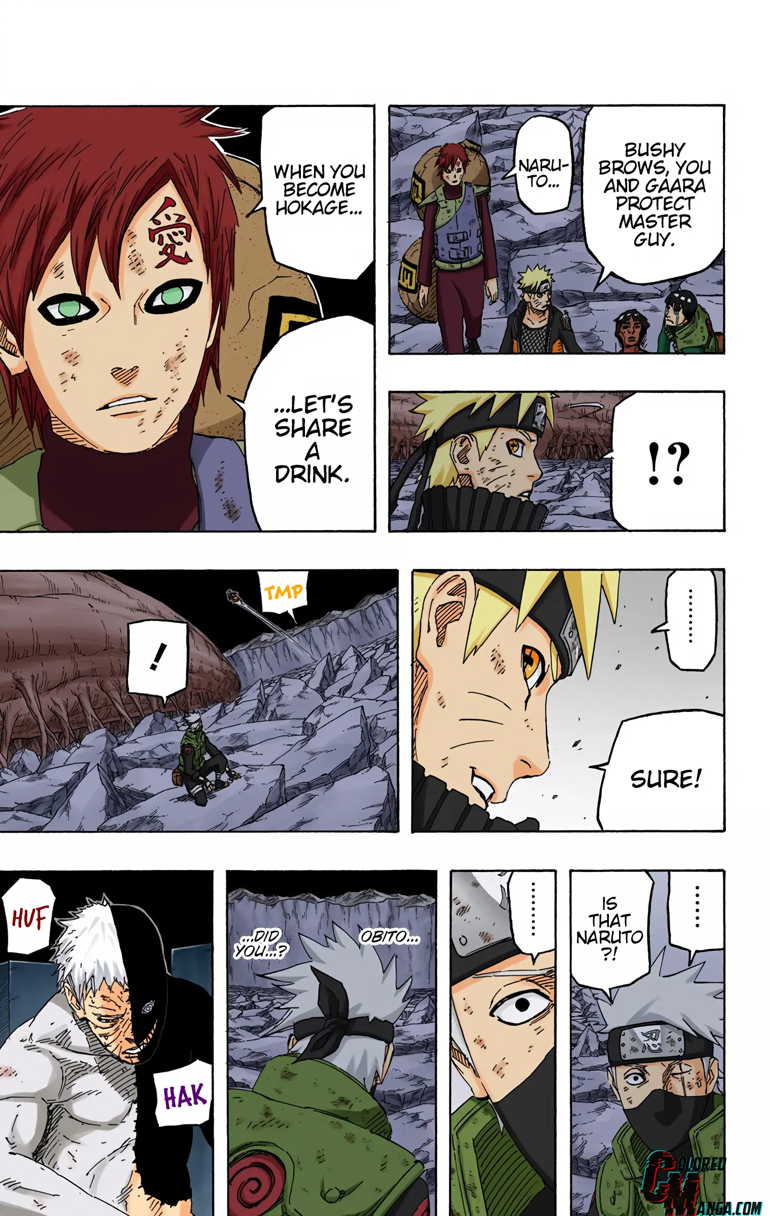 Naruto Colored Manga Online, chapter 673, page 11
