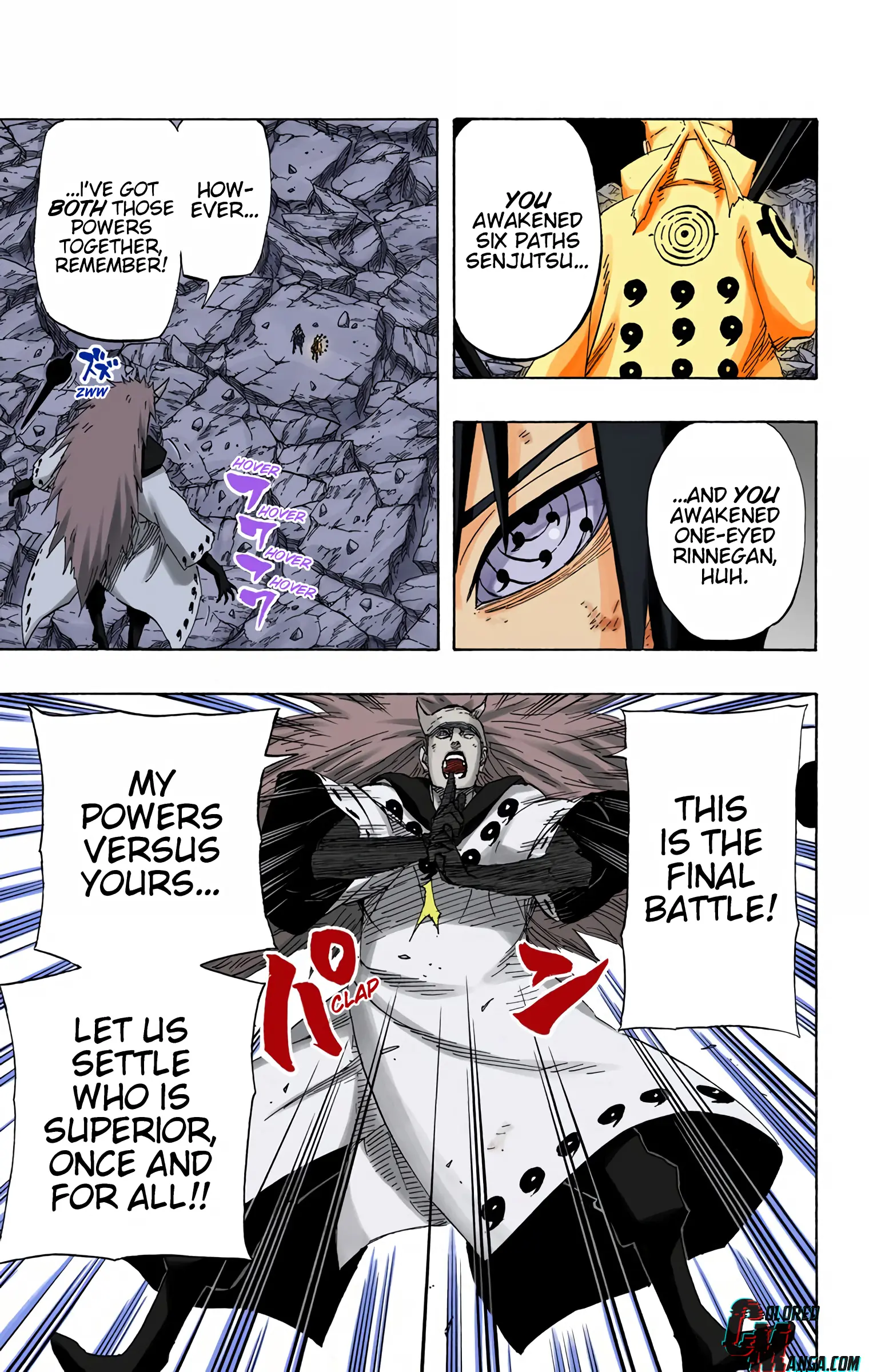 Naruto Colored Manga Online, chapter 673, page 16