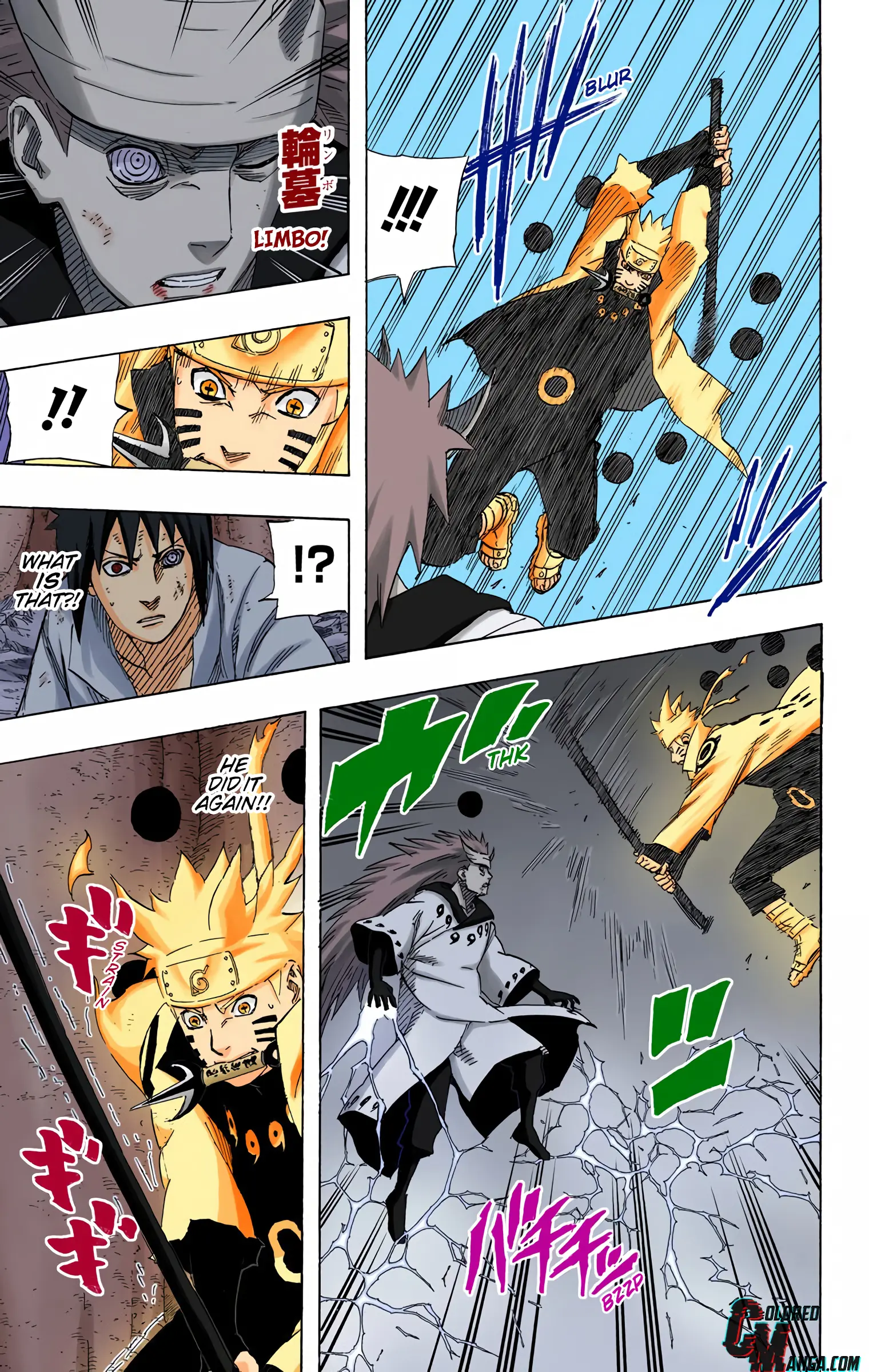 Naruto Colored Manga Online, chapter 674, page 3