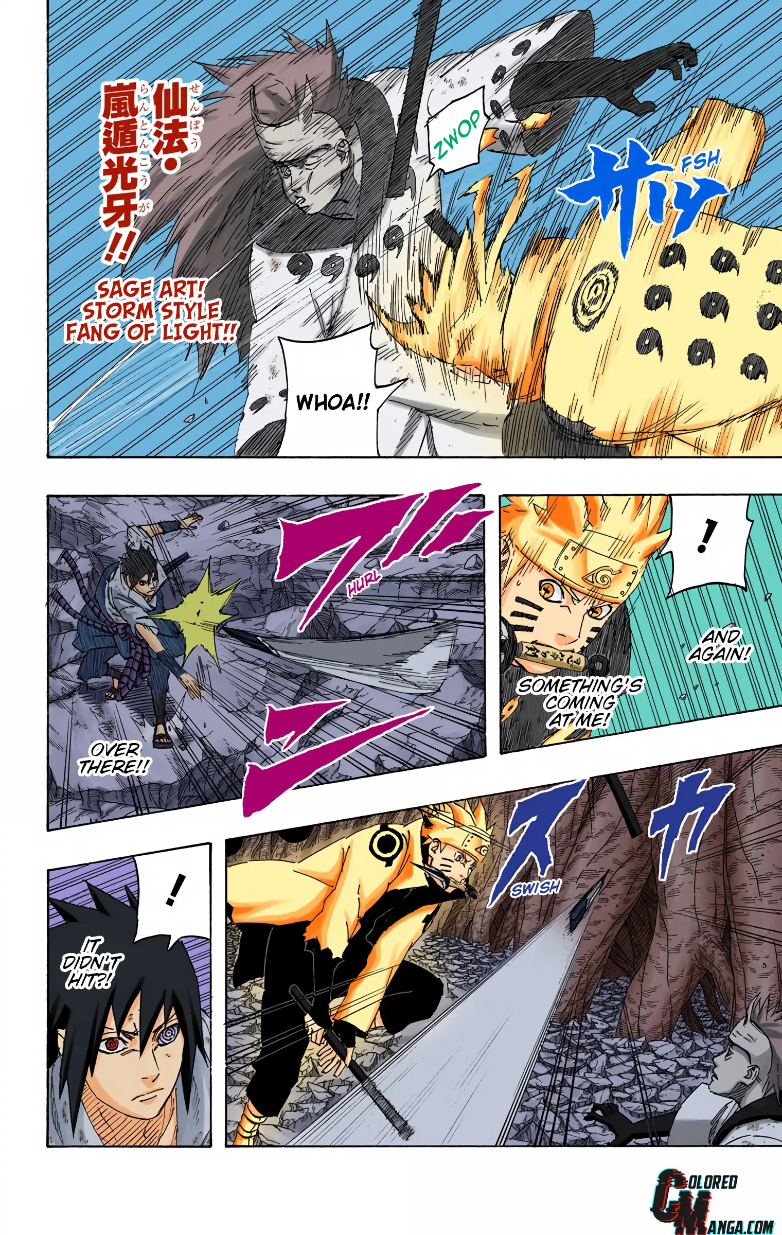 Naruto Colored Manga Online, chapter 674, page 4