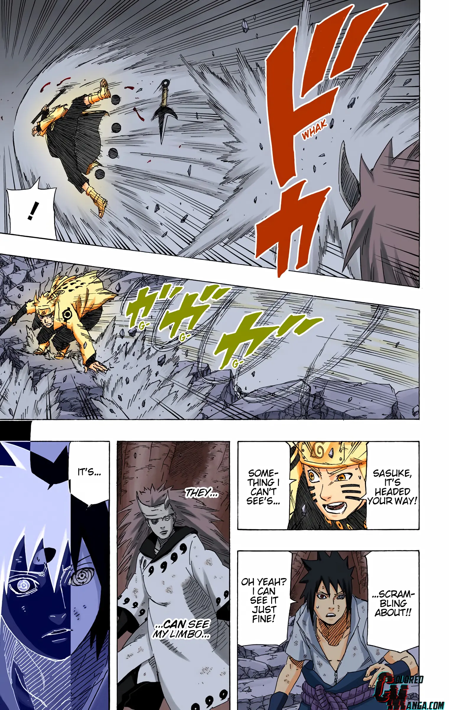 Naruto Colored Manga Online, chapter 674, page 5