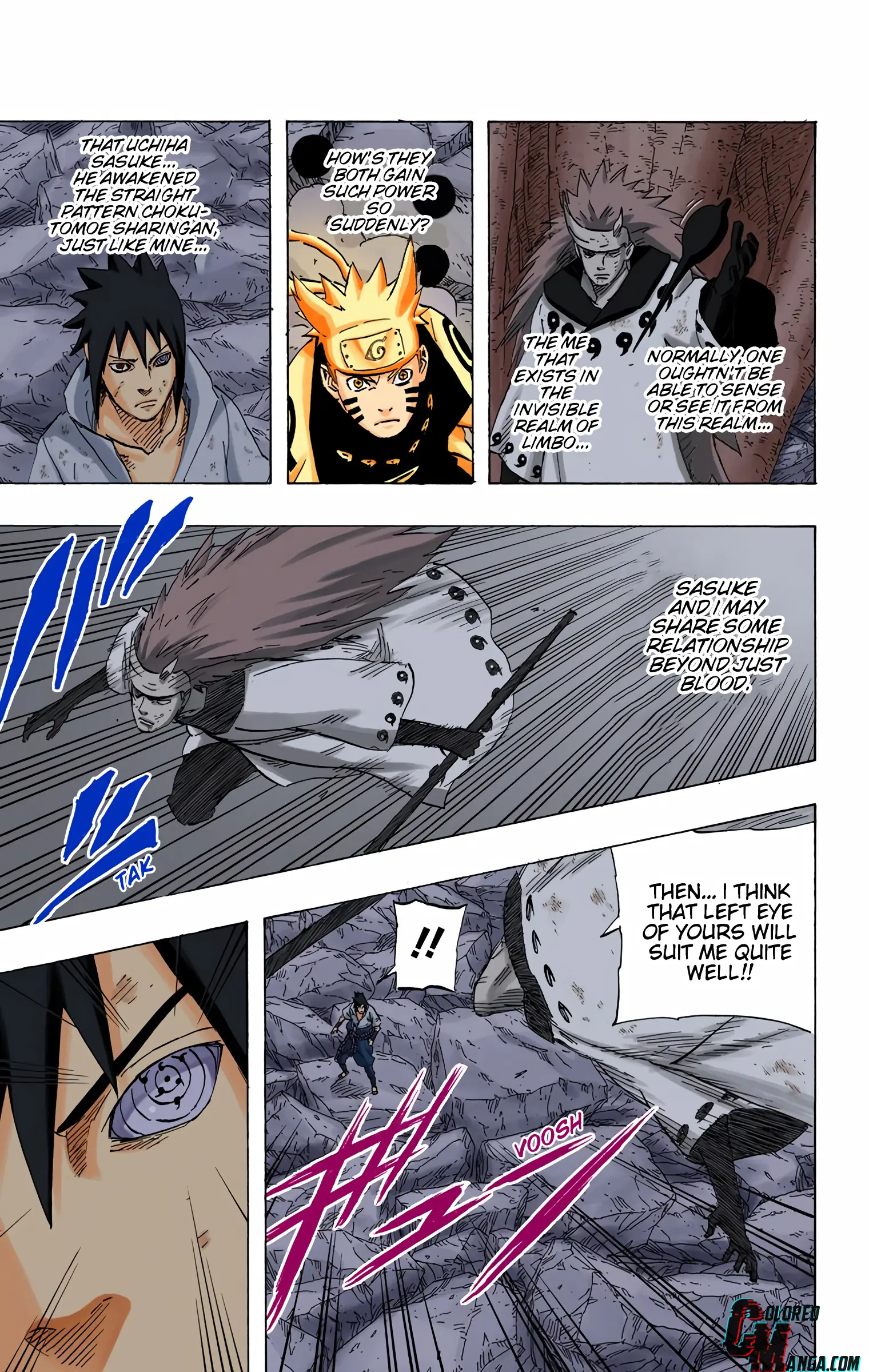 Naruto Colored Manga Online, chapter 674, page 7