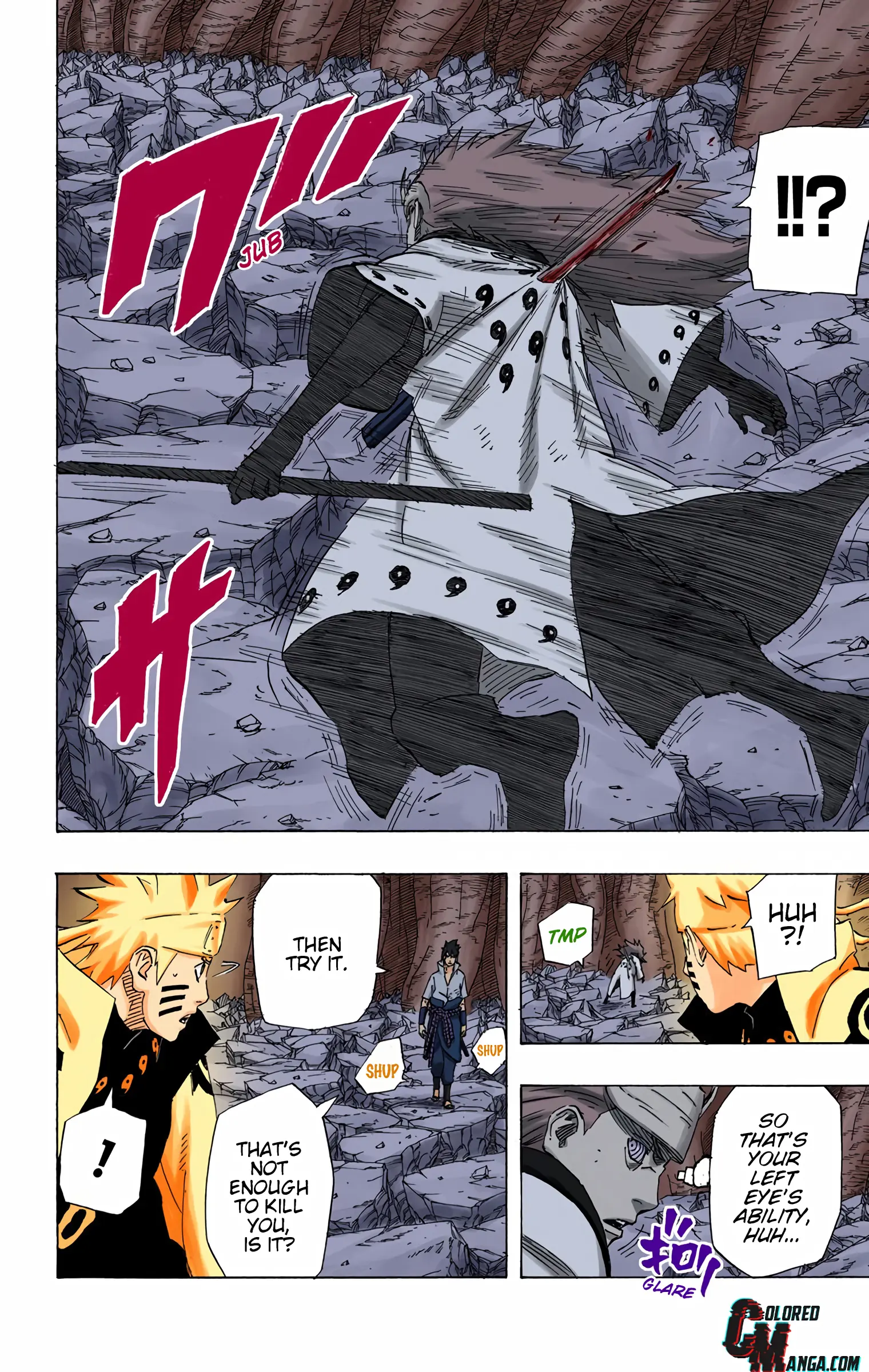Naruto Colored Manga Online, chapter 674, page 8