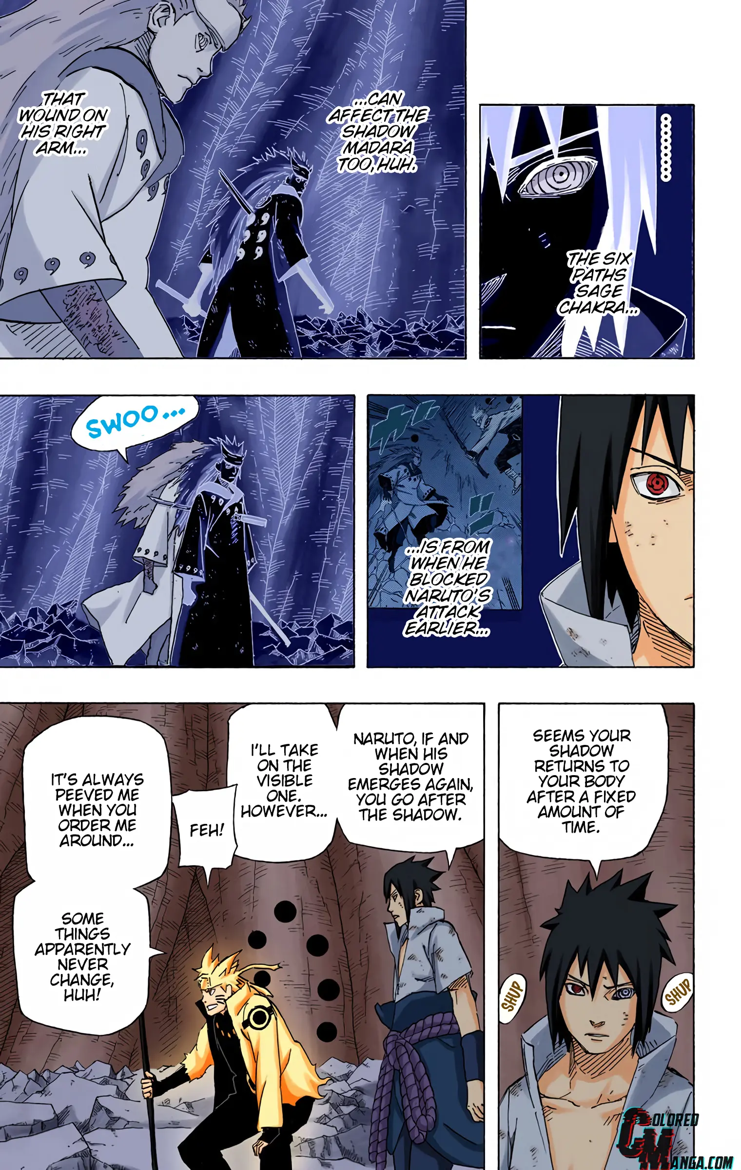 Naruto Colored Manga Online, chapter 674, page 9
