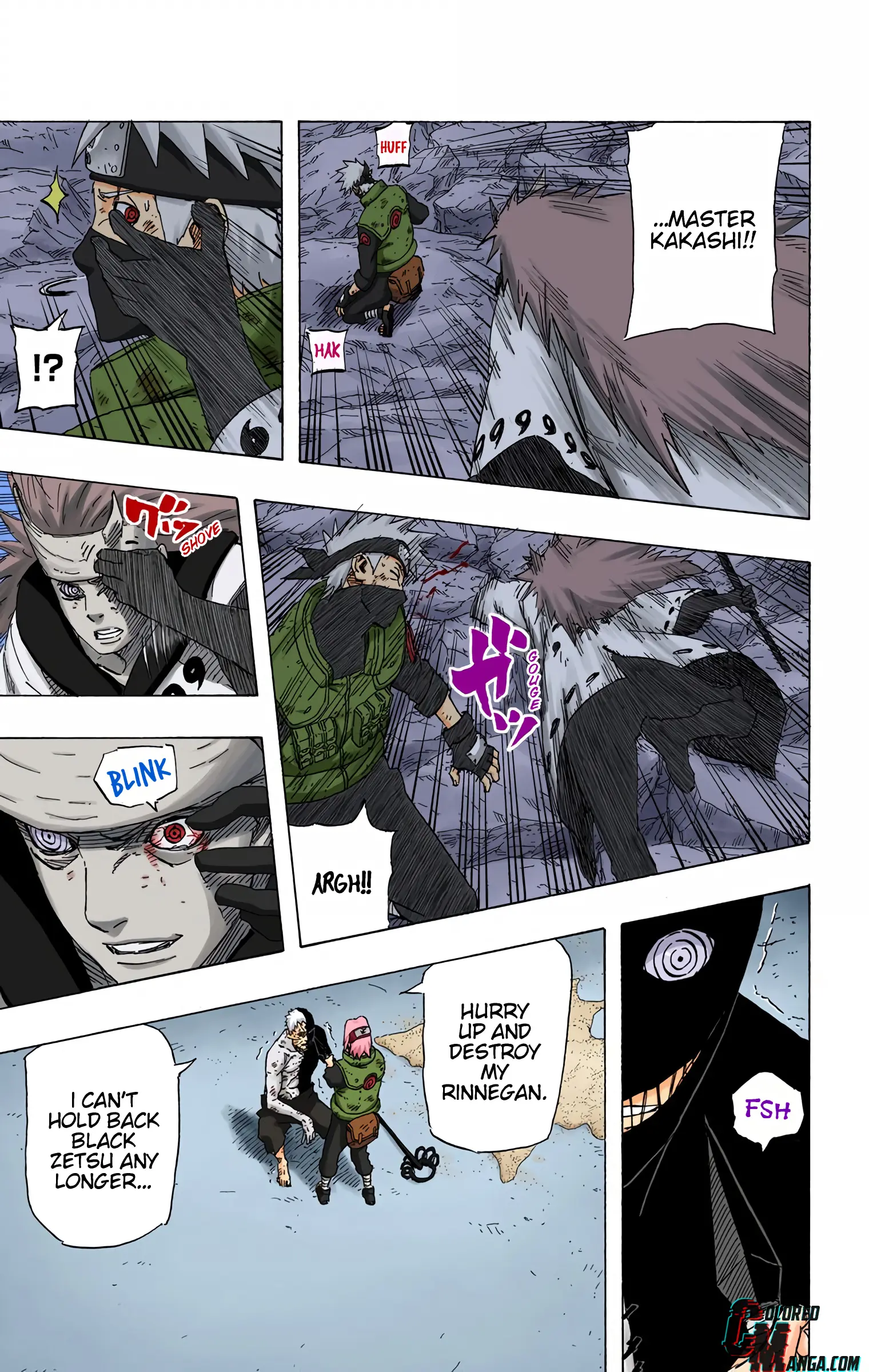 Naruto Colored Manga Online, chapter 674, page 14