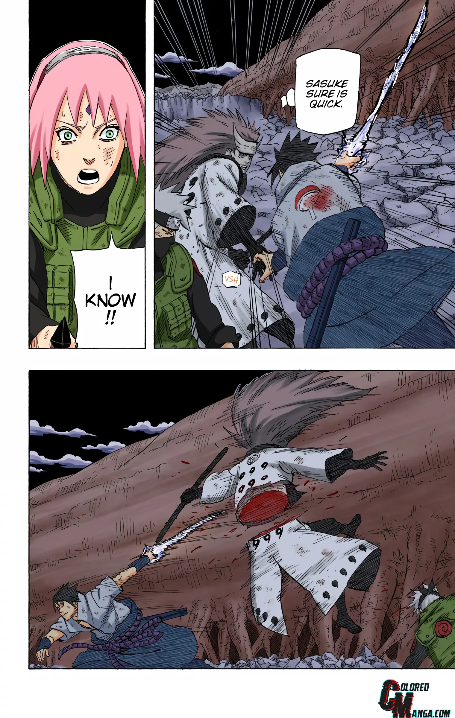 Naruto Colored Manga Online, chapter 674, page 15