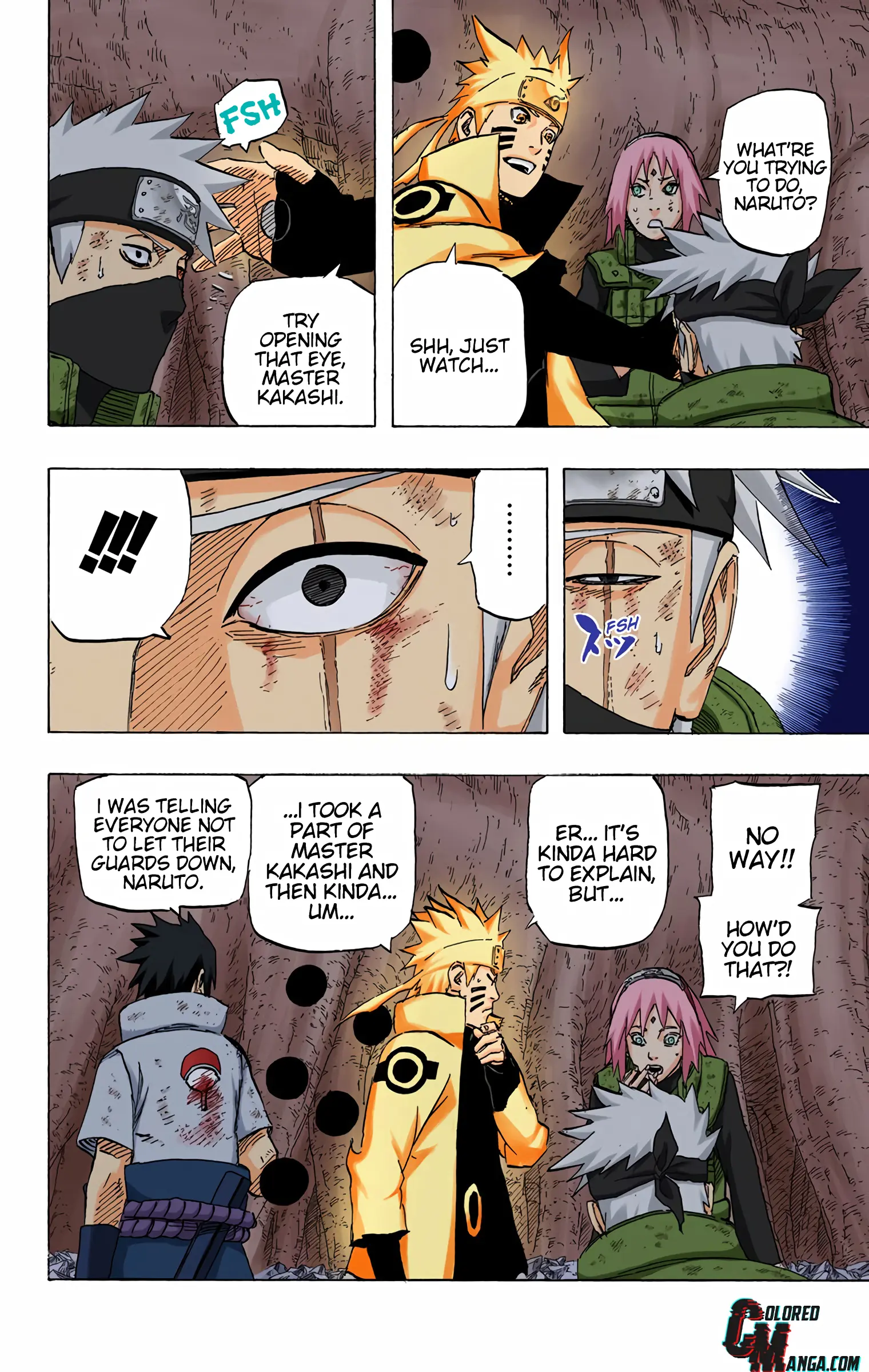 Naruto Colored Manga Online, chapter 675, page 12