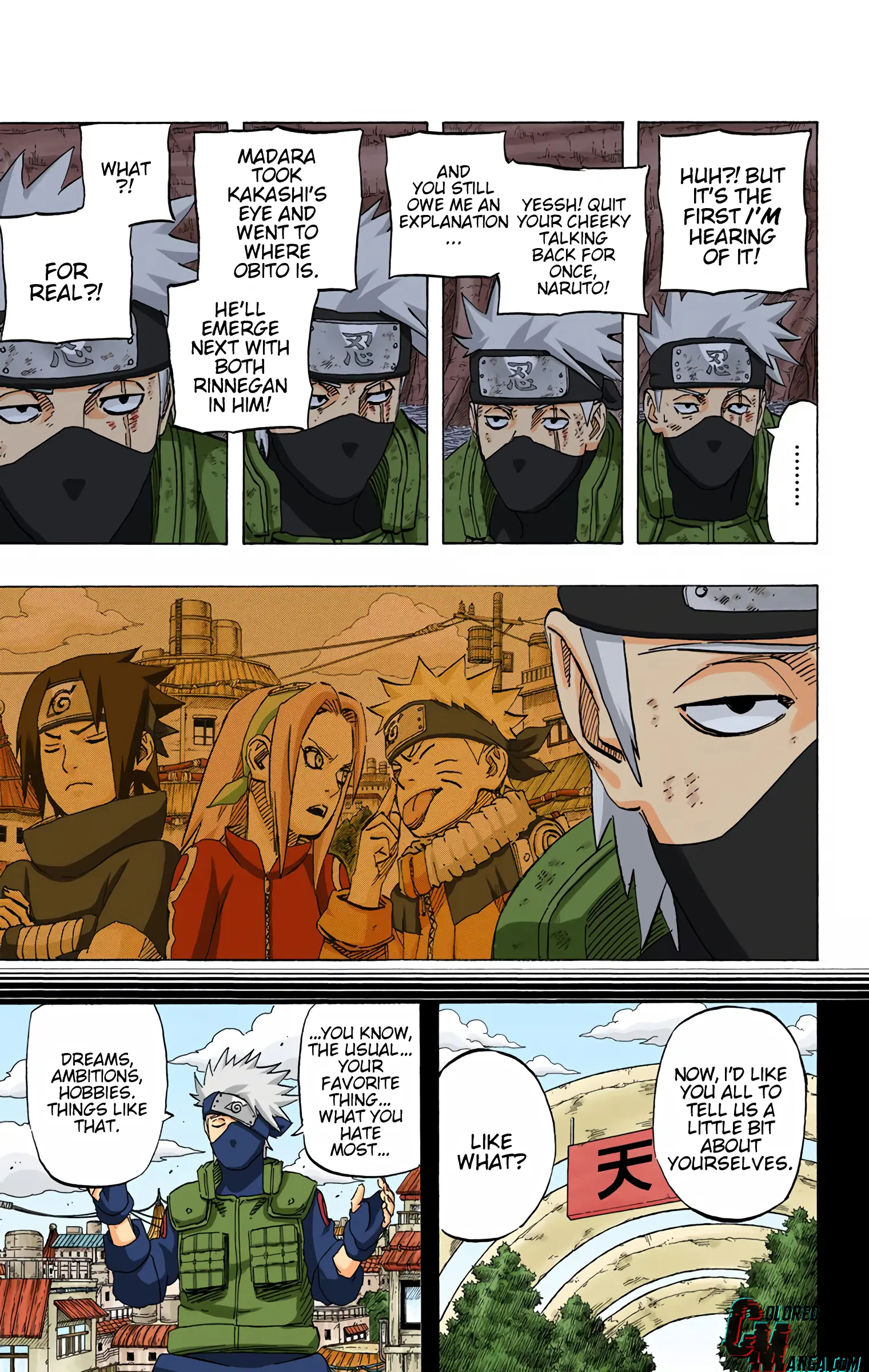 Naruto Colored Manga Online, chapter 675, page 13