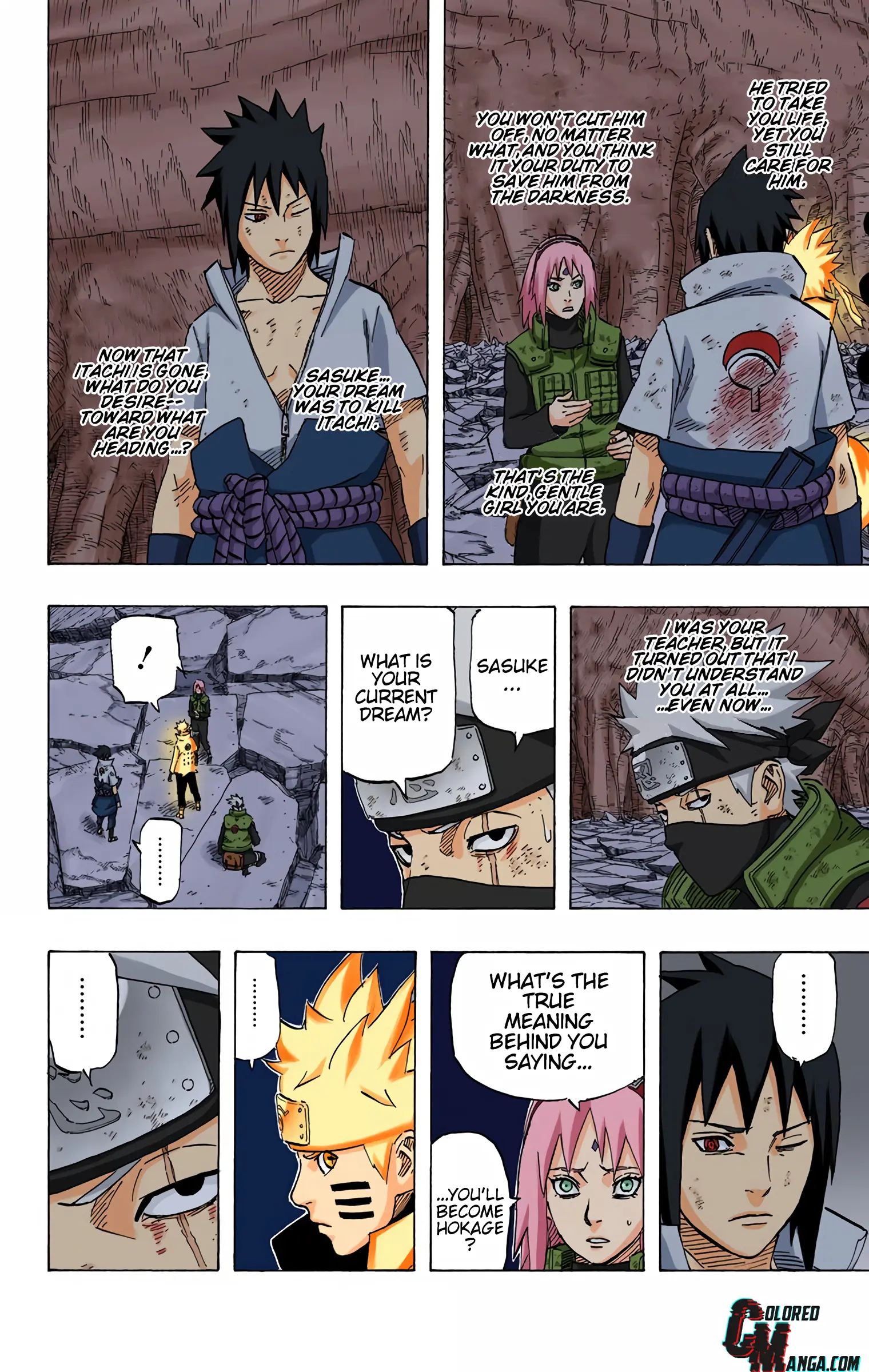 Naruto Colored Manga Online, chapter 675, page 16