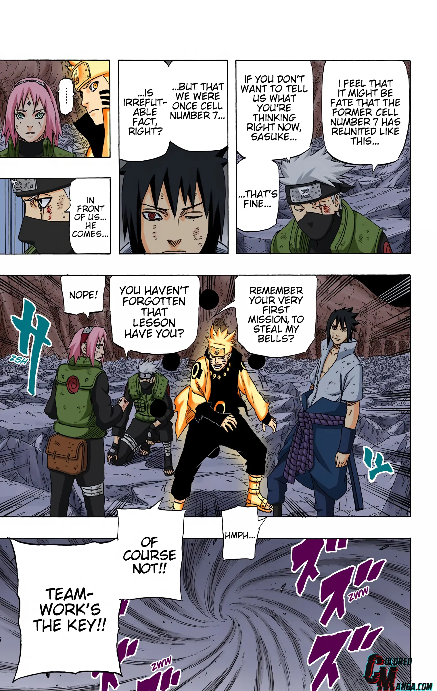 Naruto Colored Manga Online, chapter 675, page 17