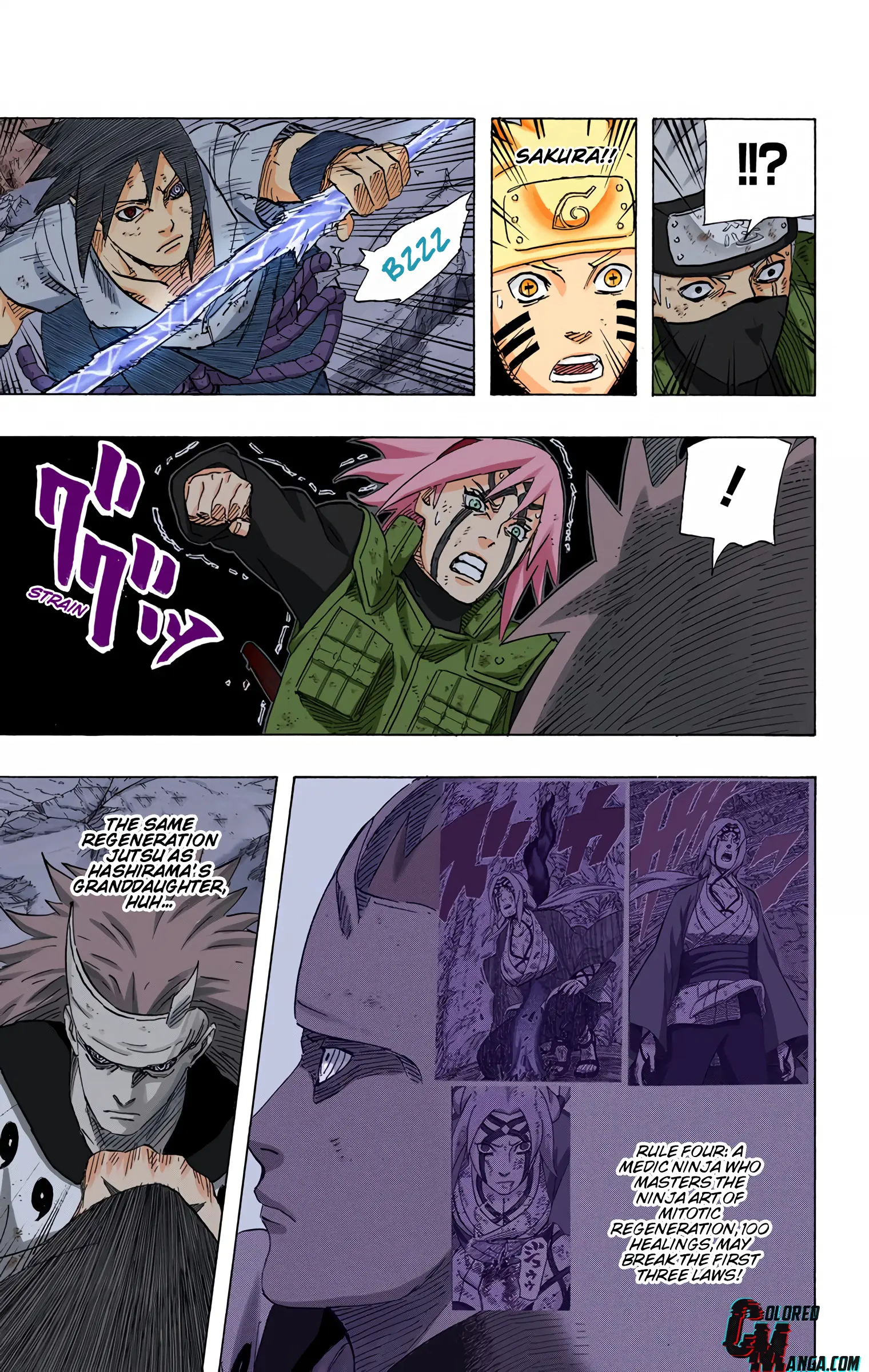 Naruto Colored Manga Online, chapter 676, page 5