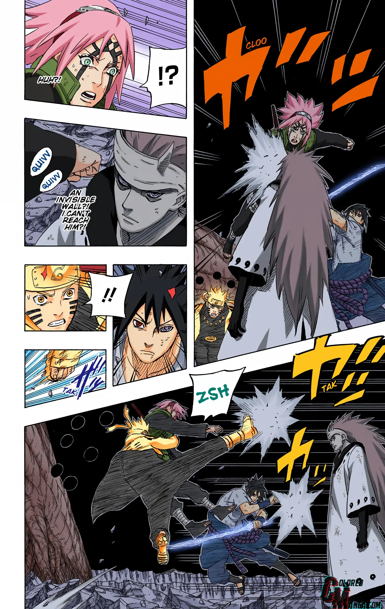 Naruto Colored Manga Online, chapter 676, page 6