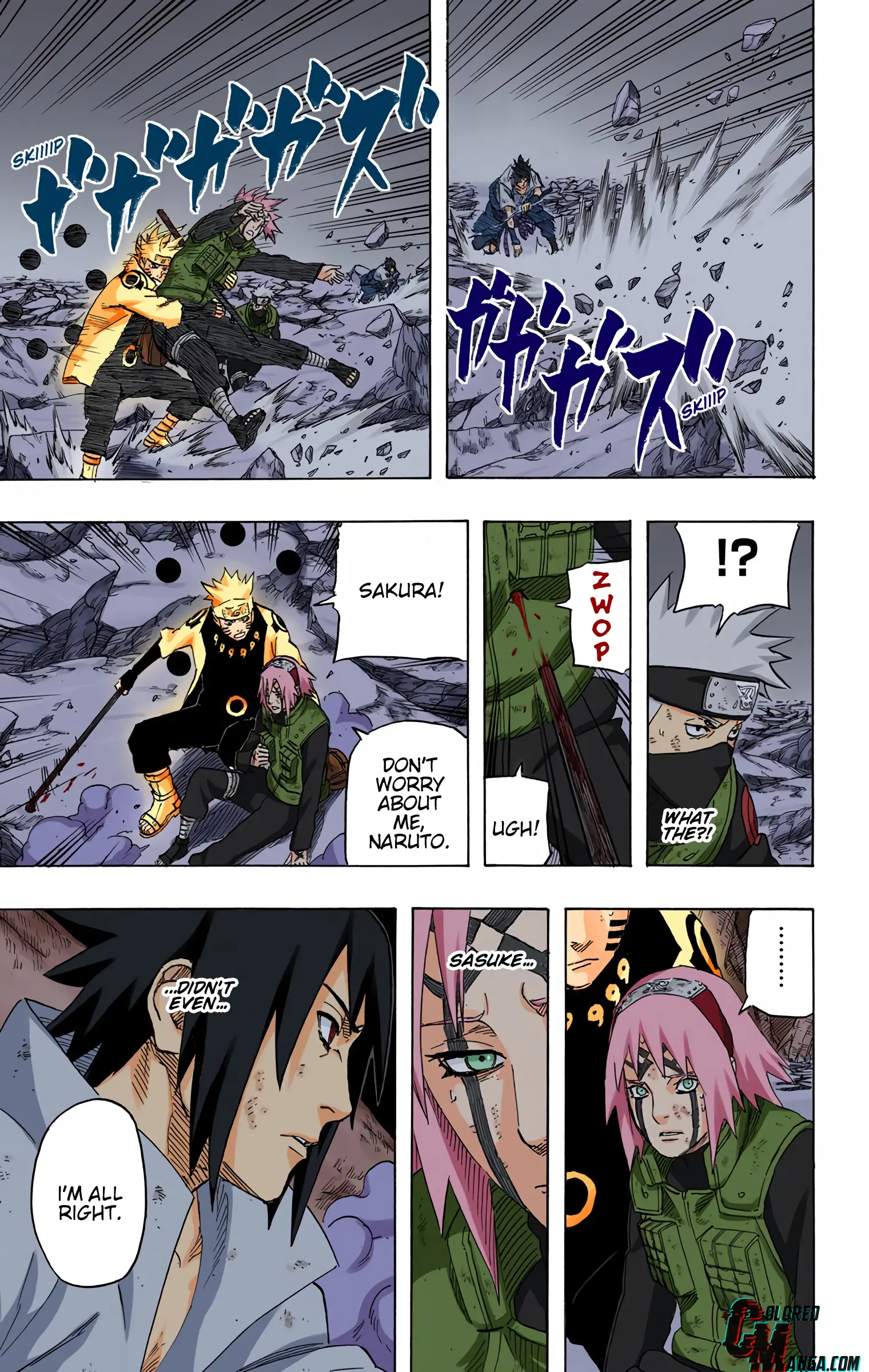 Naruto Colored Manga Online, chapter 676, page 7