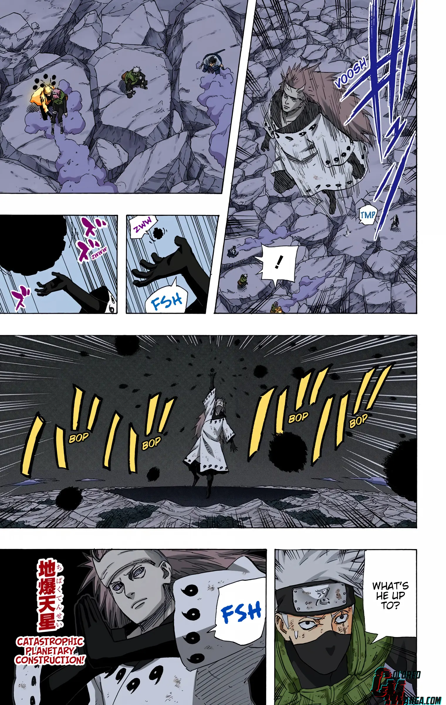 Naruto Colored Manga Online, chapter 676, page 9