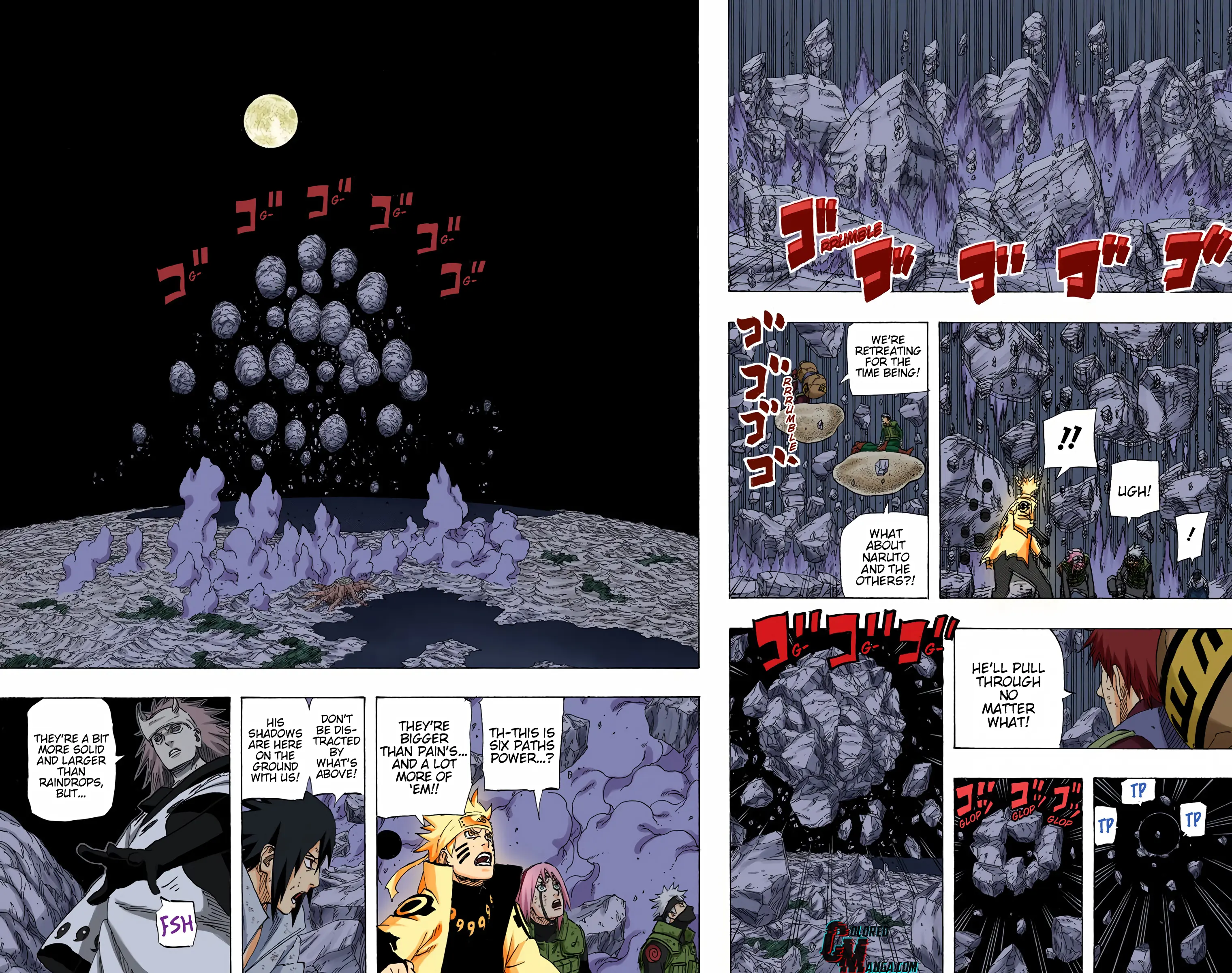 Naruto Colored Manga Online, chapter 676, page 10