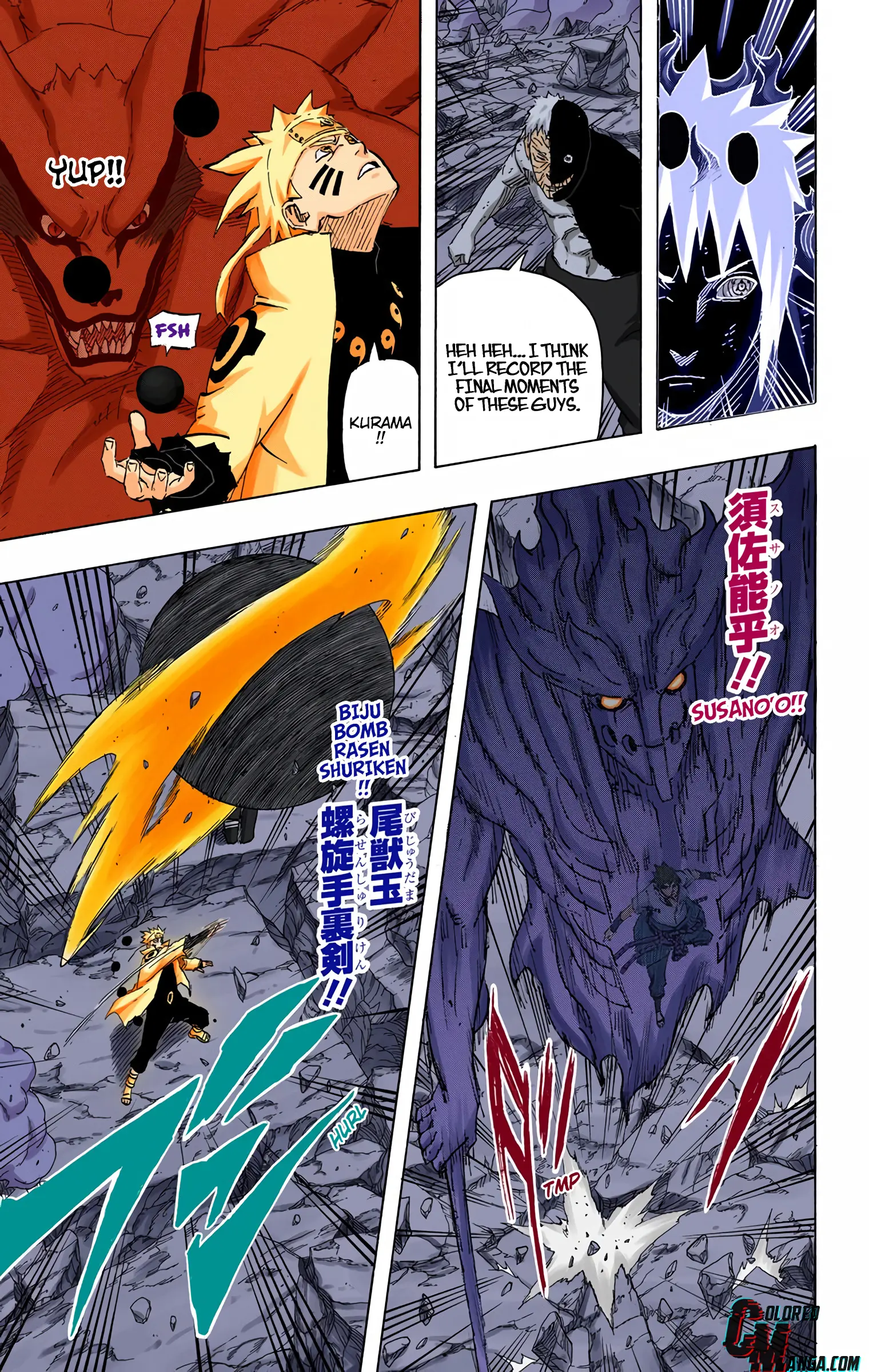 Naruto Colored Manga Online, chapter 676, page 12