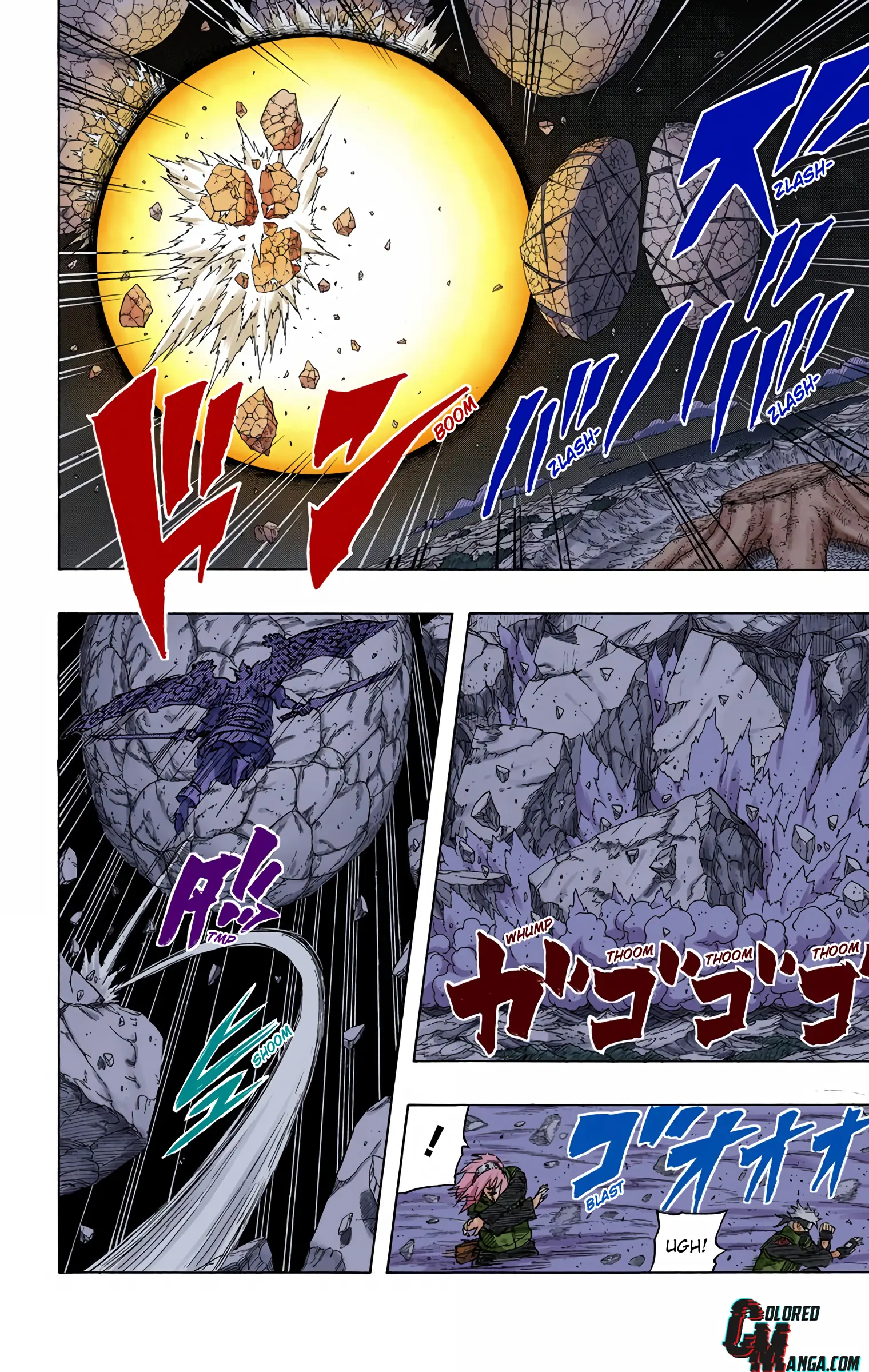 Naruto Colored Manga Online, chapter 676, page 13