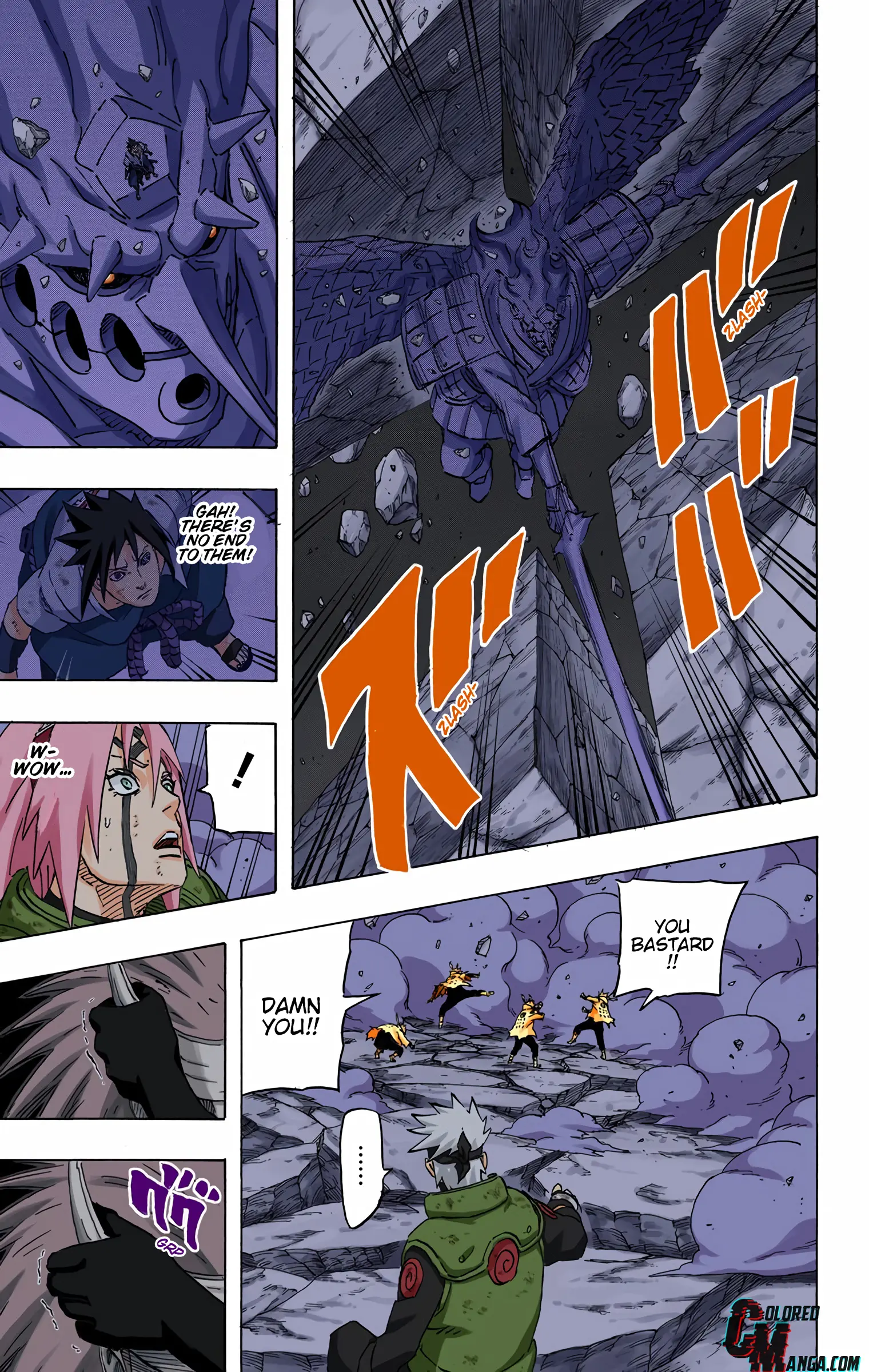 Naruto Colored Manga Online, chapter 676, page 14