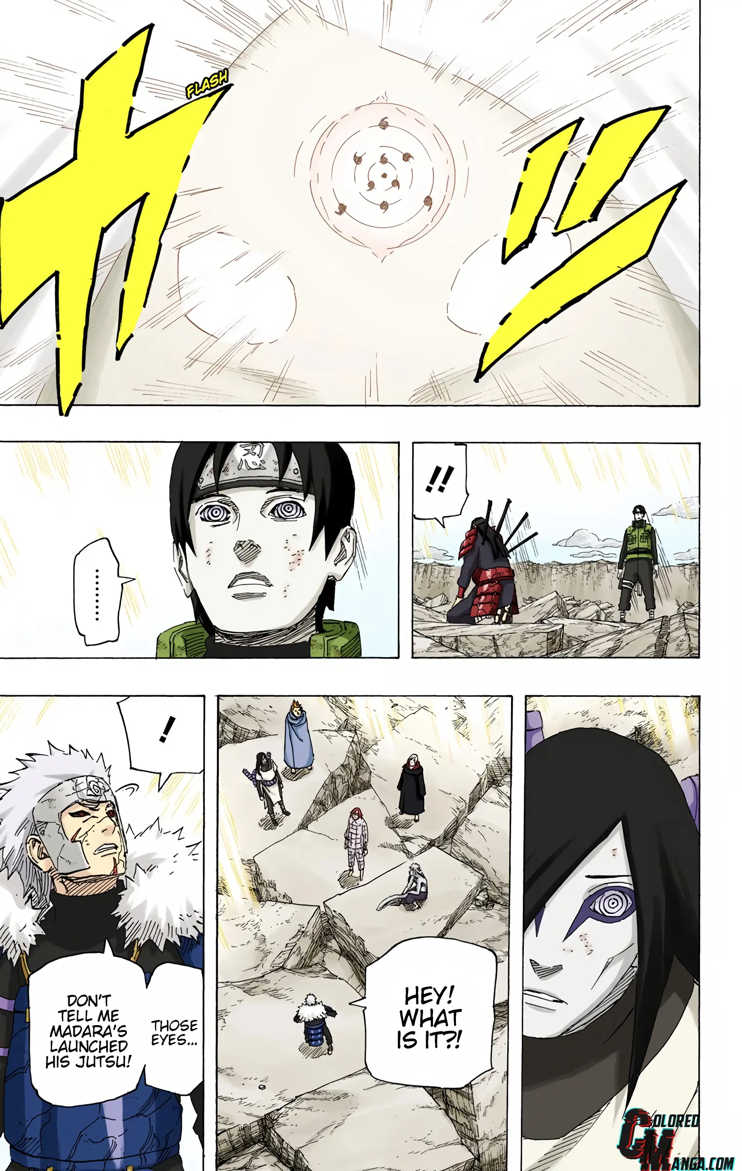 Naruto Colored Manga Online, chapter 677, page 8
