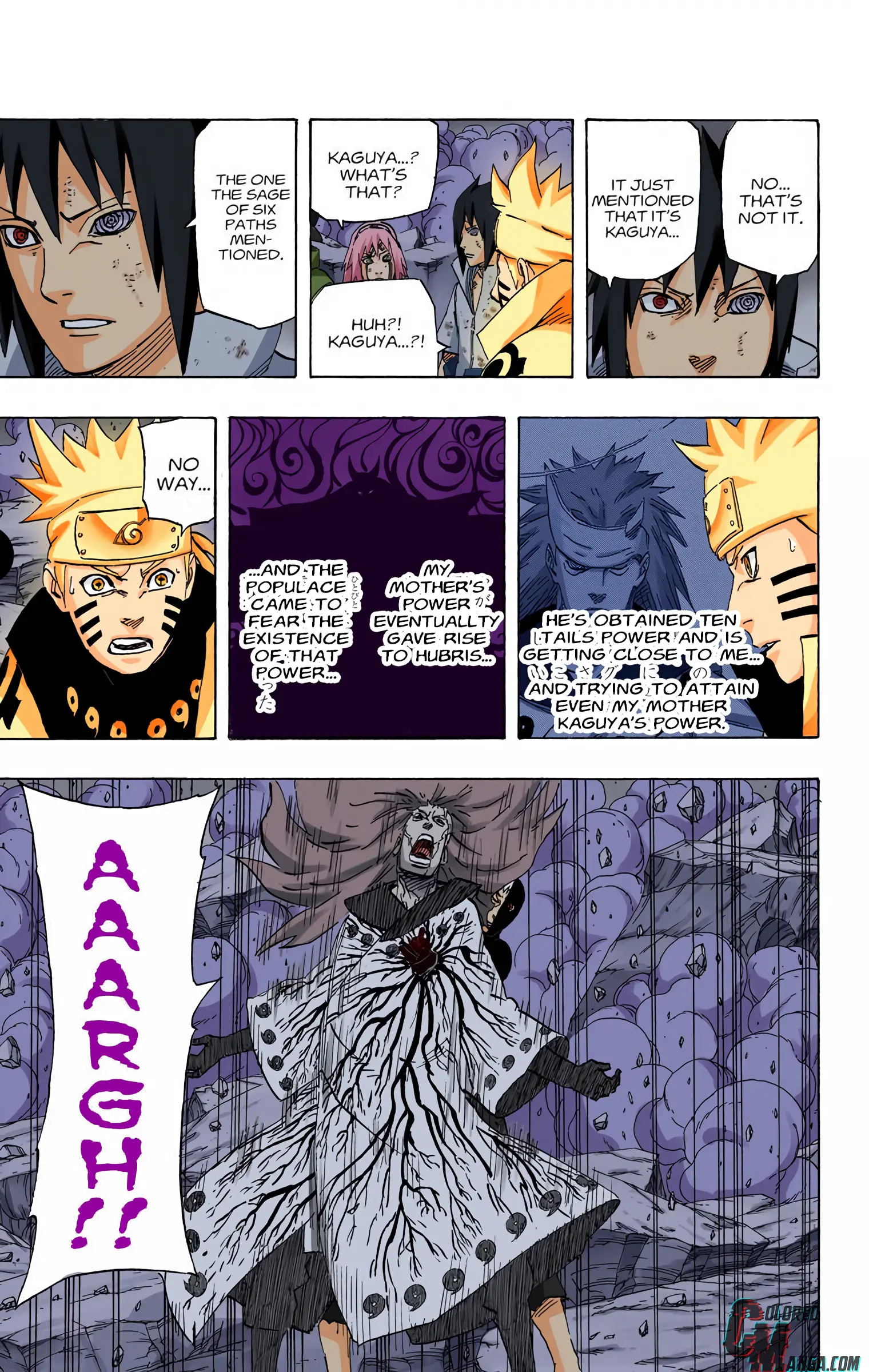 Naruto Colored Manga Online, chapter 678, page 16