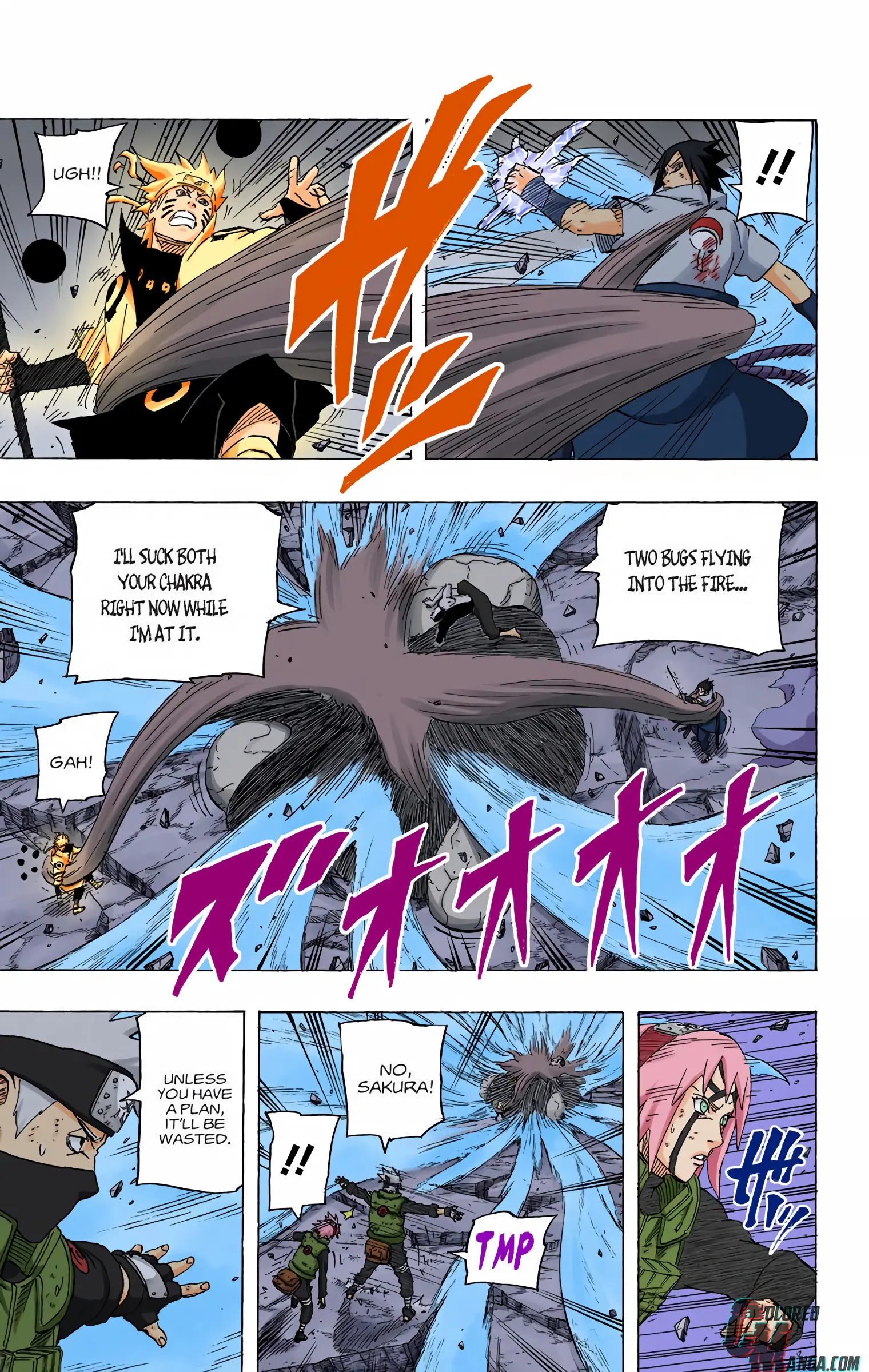 Naruto Colored Manga Online, chapter 679, page 5