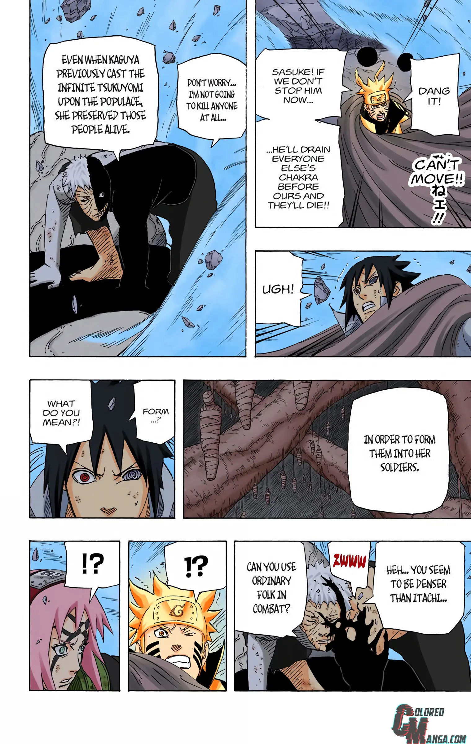 Naruto Colored Manga Online, chapter 679, page 6