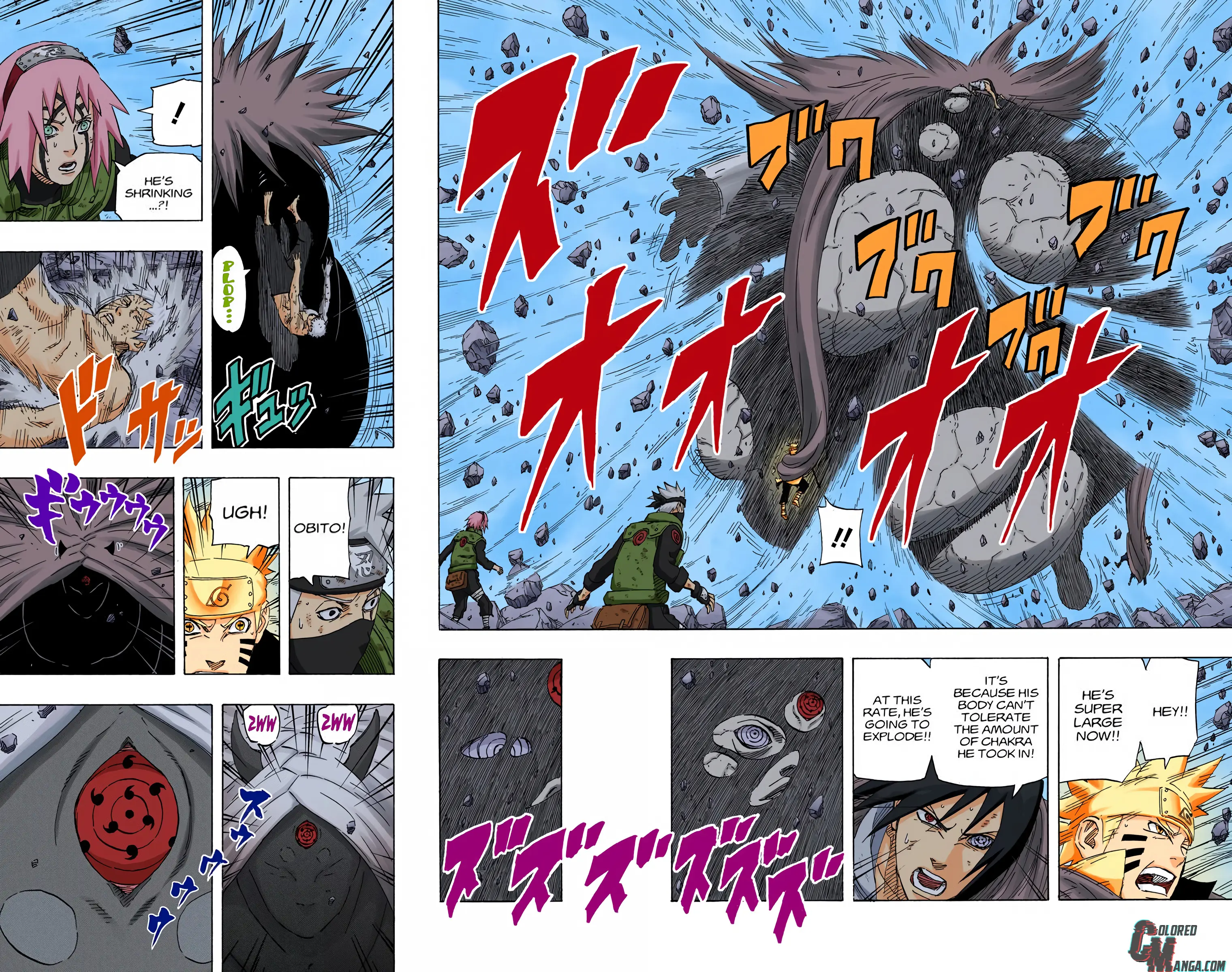 Naruto Colored Manga Online, chapter 679, page 8