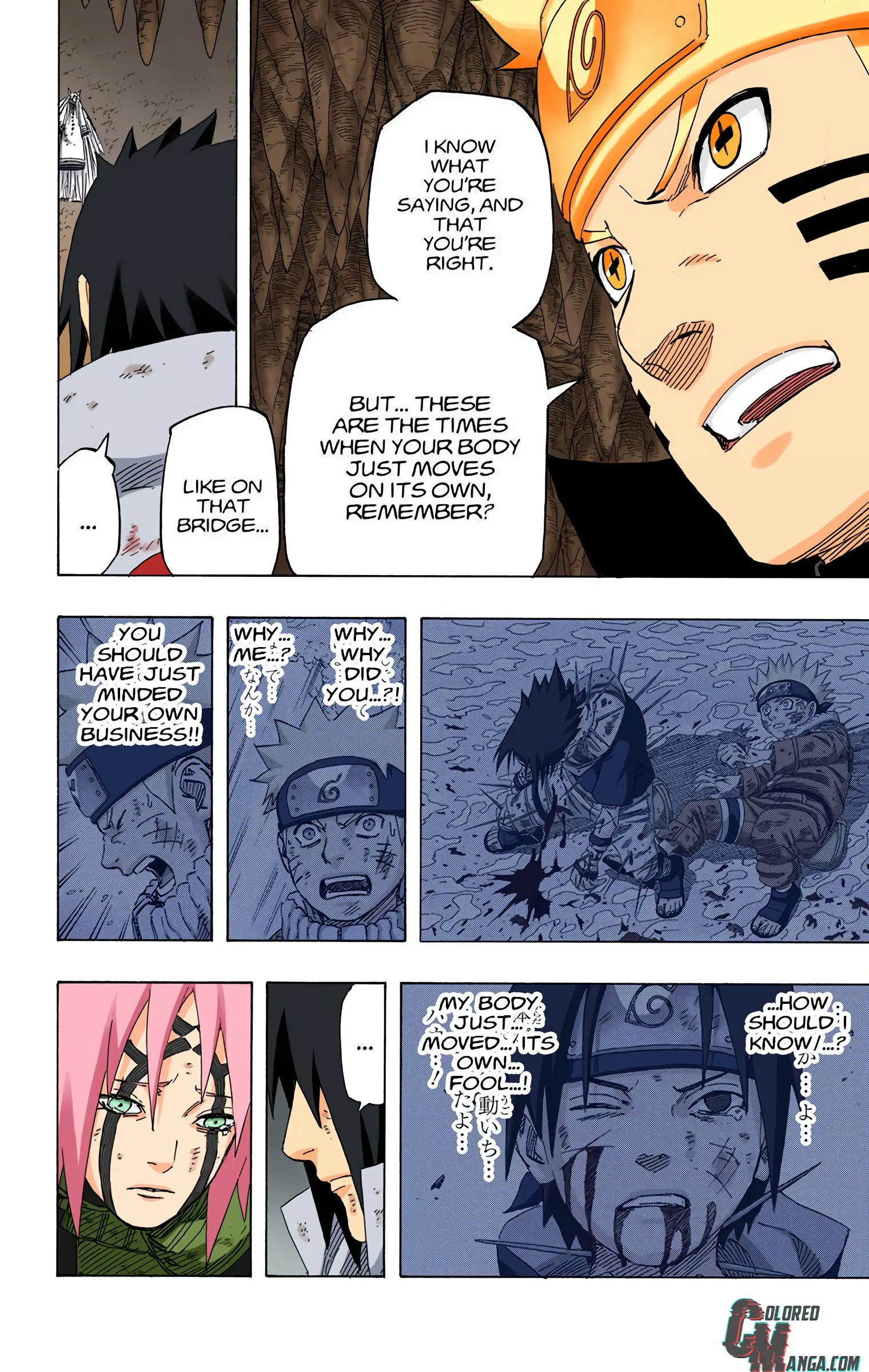 Naruto Colored Manga Online, chapter 680, page 12