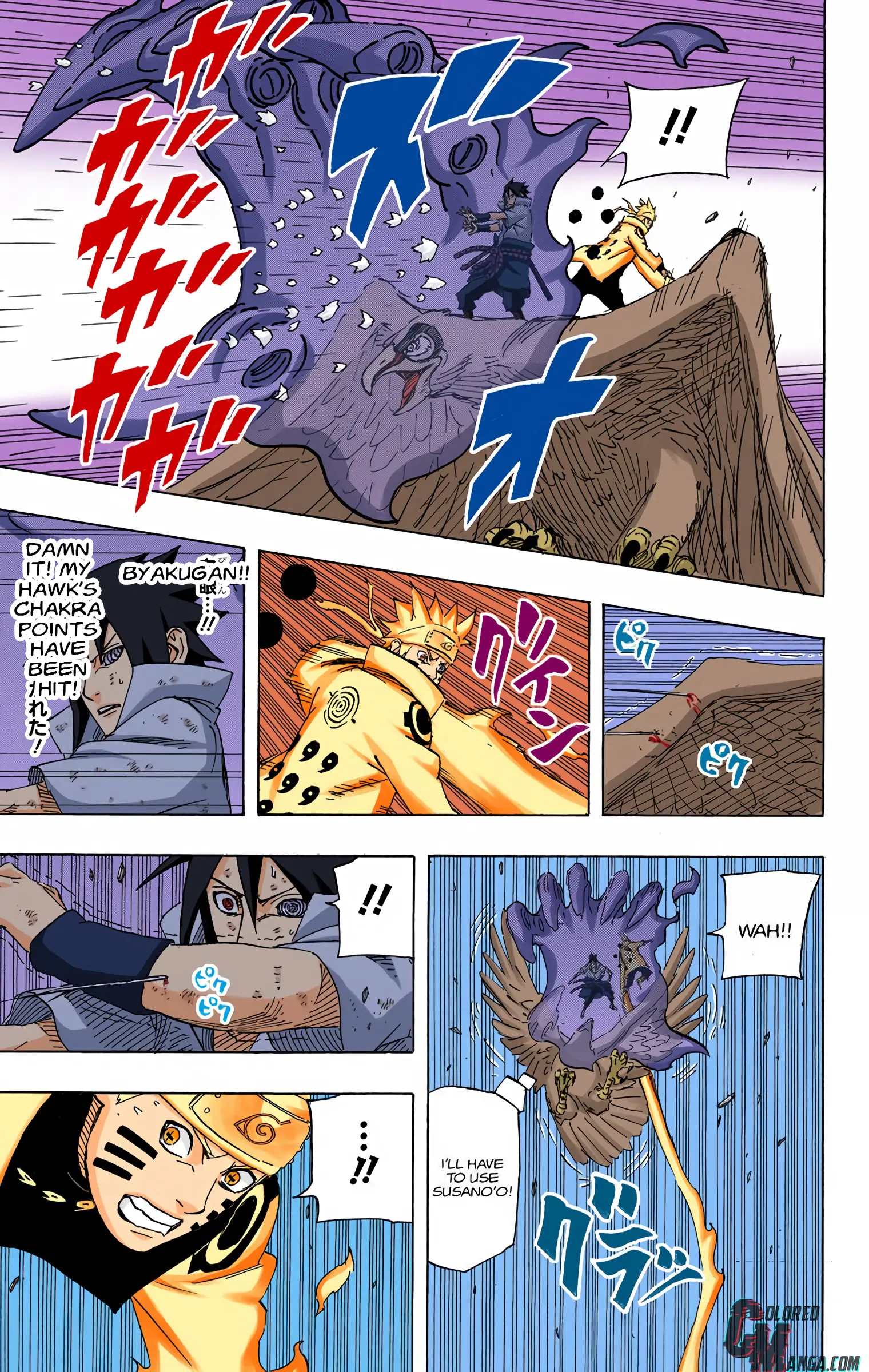 Naruto Colored Manga Online, chapter 680, page 15