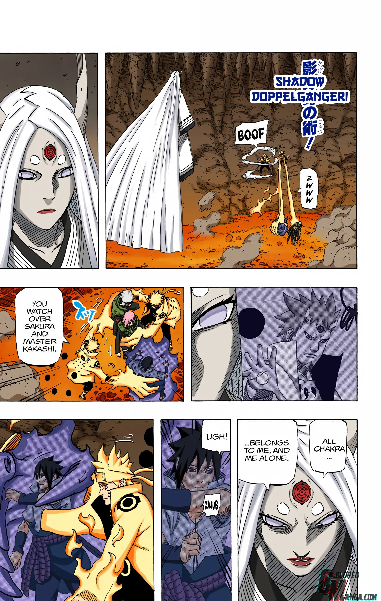 Naruto Colored Manga Online, chapter 680, page 19