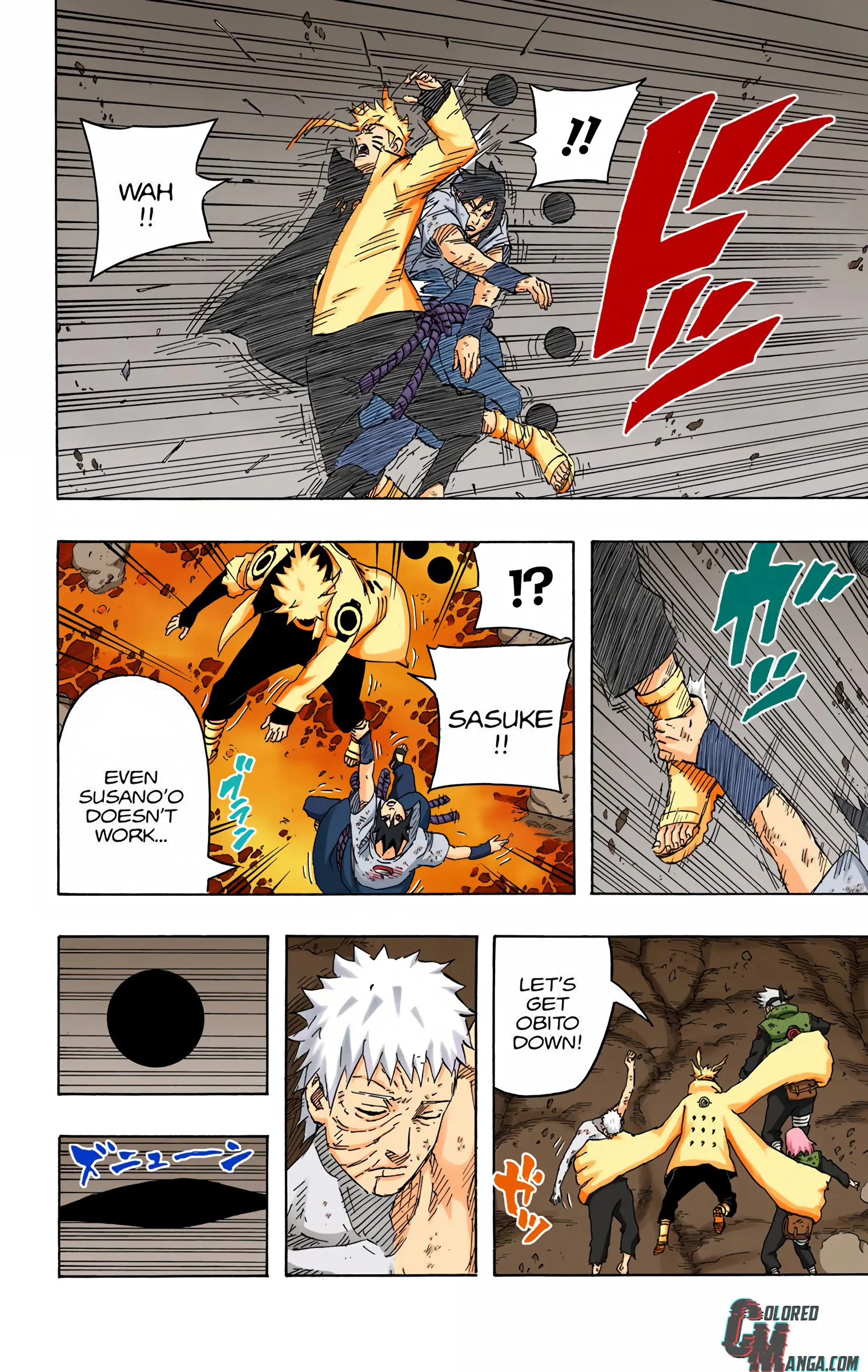 Naruto Colored Manga Online, chapter 681, page 2
