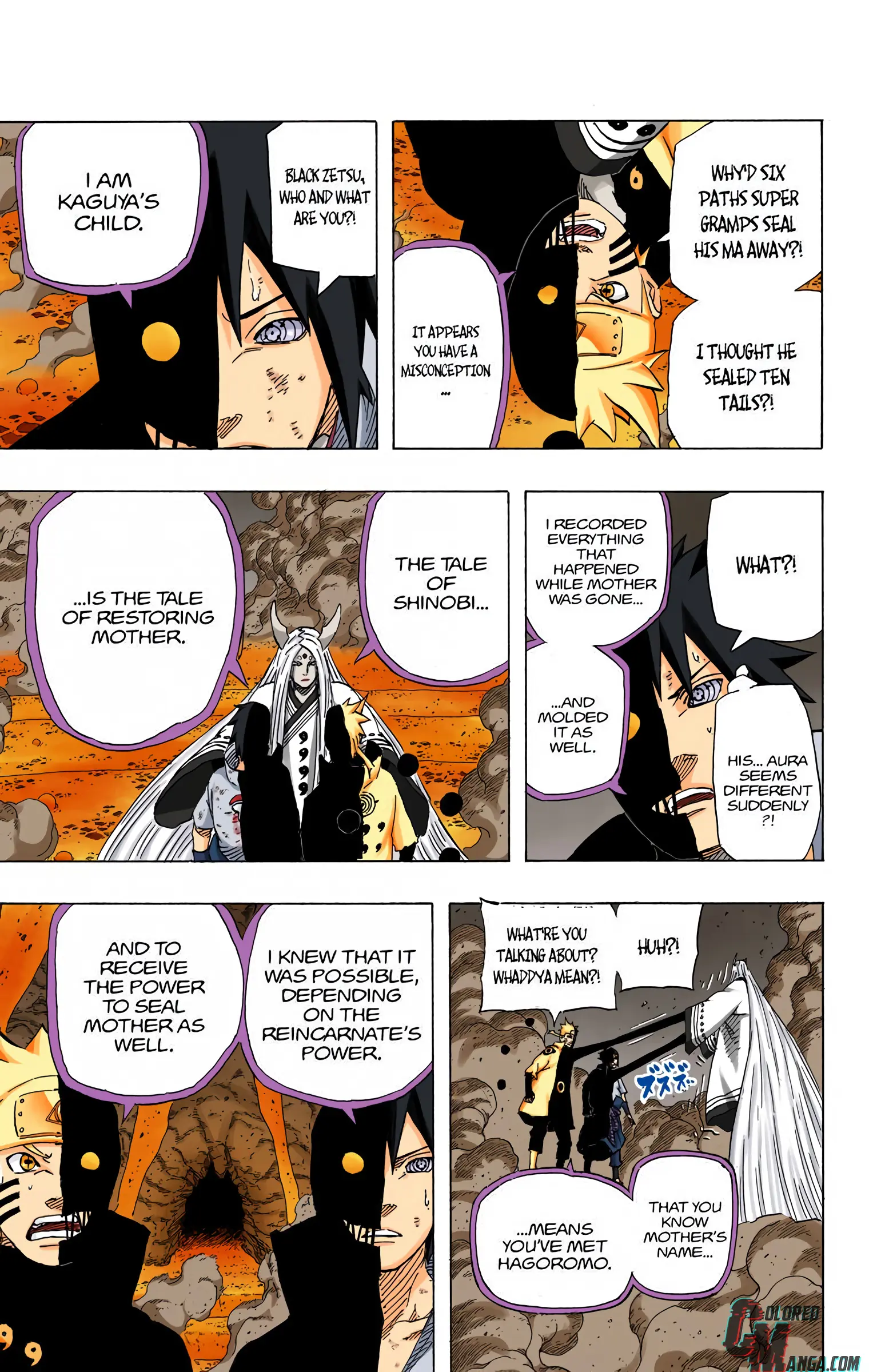 Naruto Colored Manga Online, chapter 681, page 7