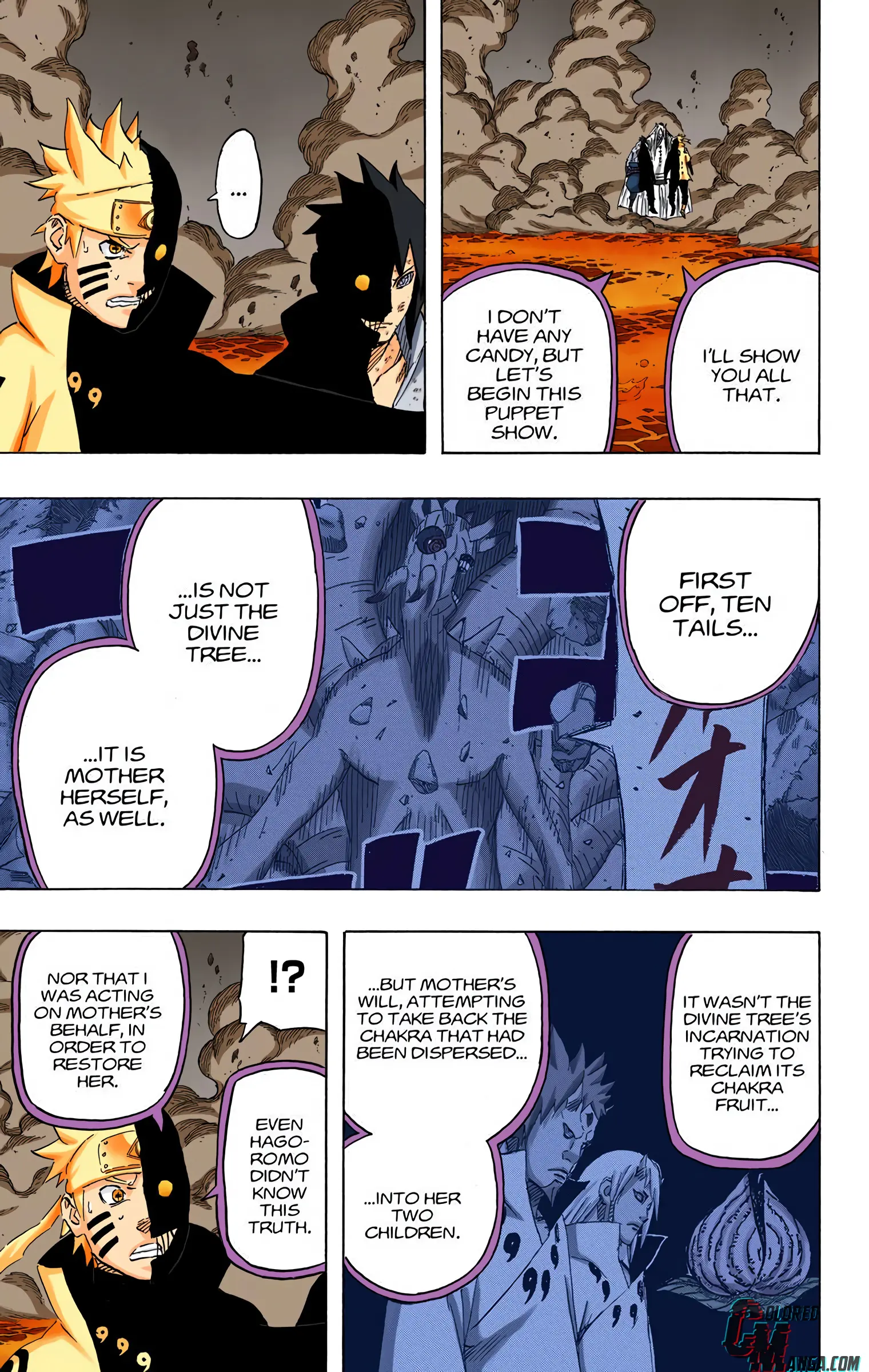 Naruto Colored Manga Online, chapter 681, page 9