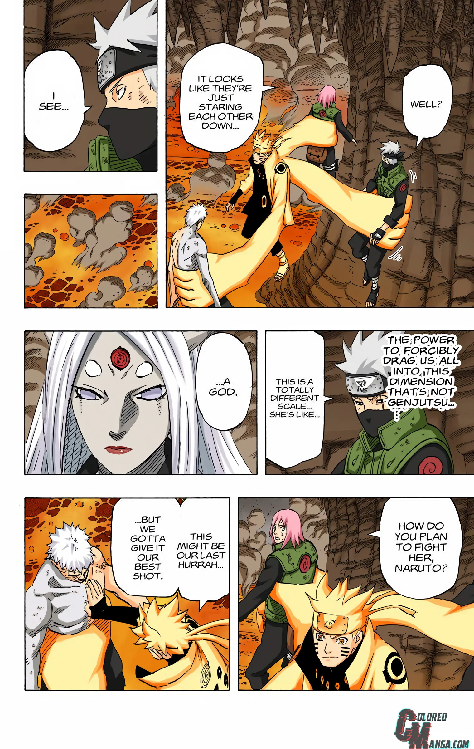 Naruto Colored Manga Online, chapter 682, page 2
