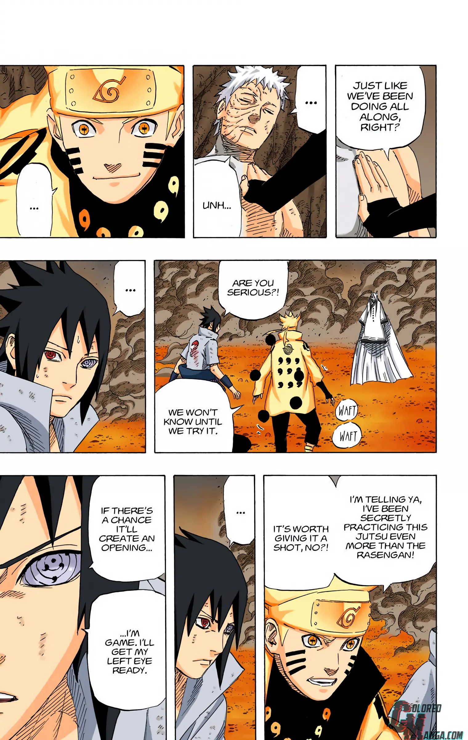Naruto Colored Manga Online, chapter 682, page 3