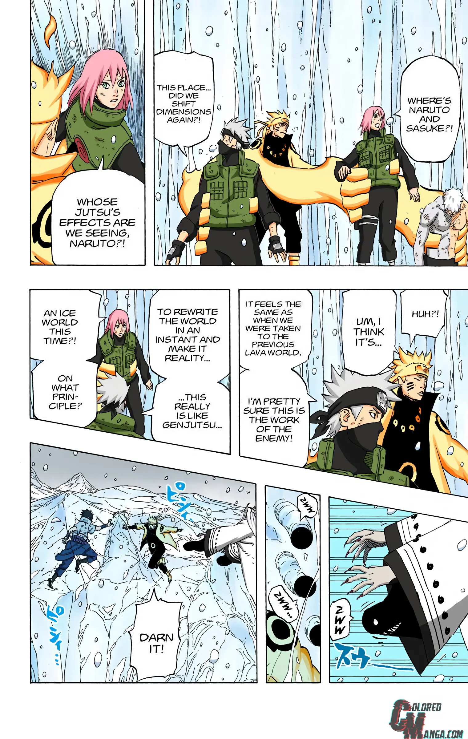 Naruto Colored Manga Online, chapter 682, page 12
