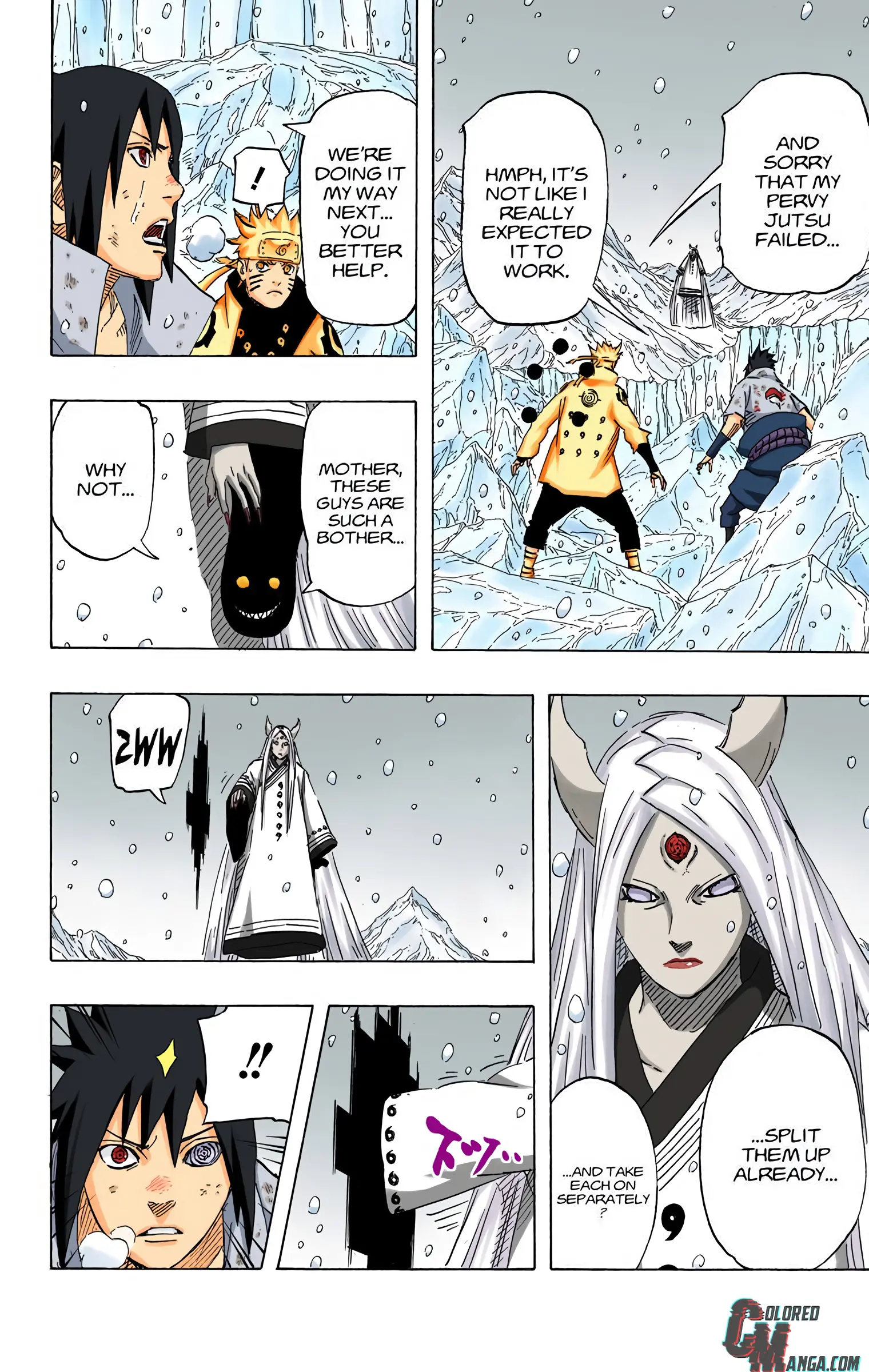 Naruto Colored Manga Online, chapter 682, page 14