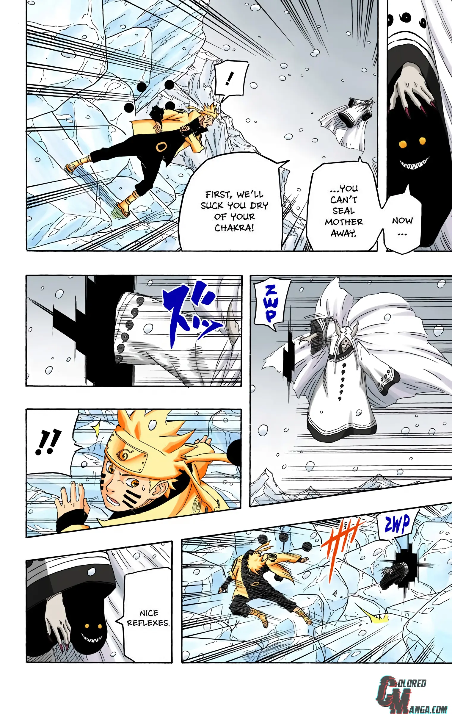 Naruto Colored Manga Online, chapter 683, page 2