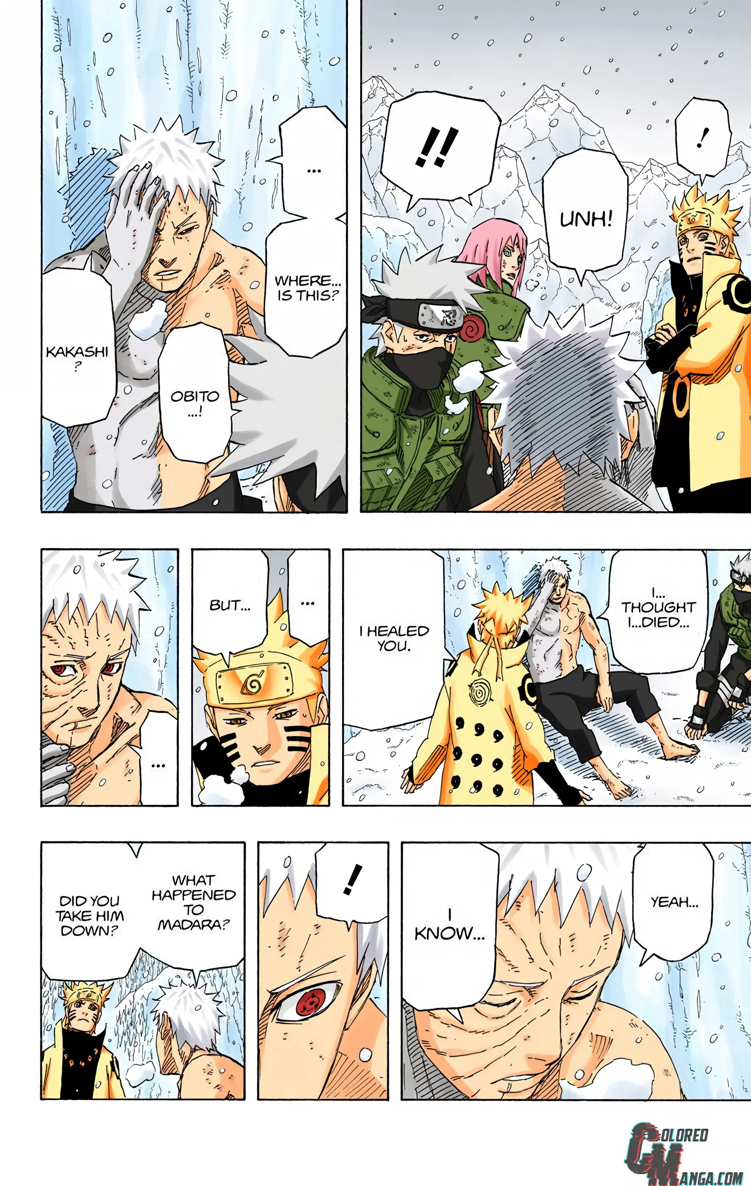 Naruto Colored Manga Online, chapter 683, page 6