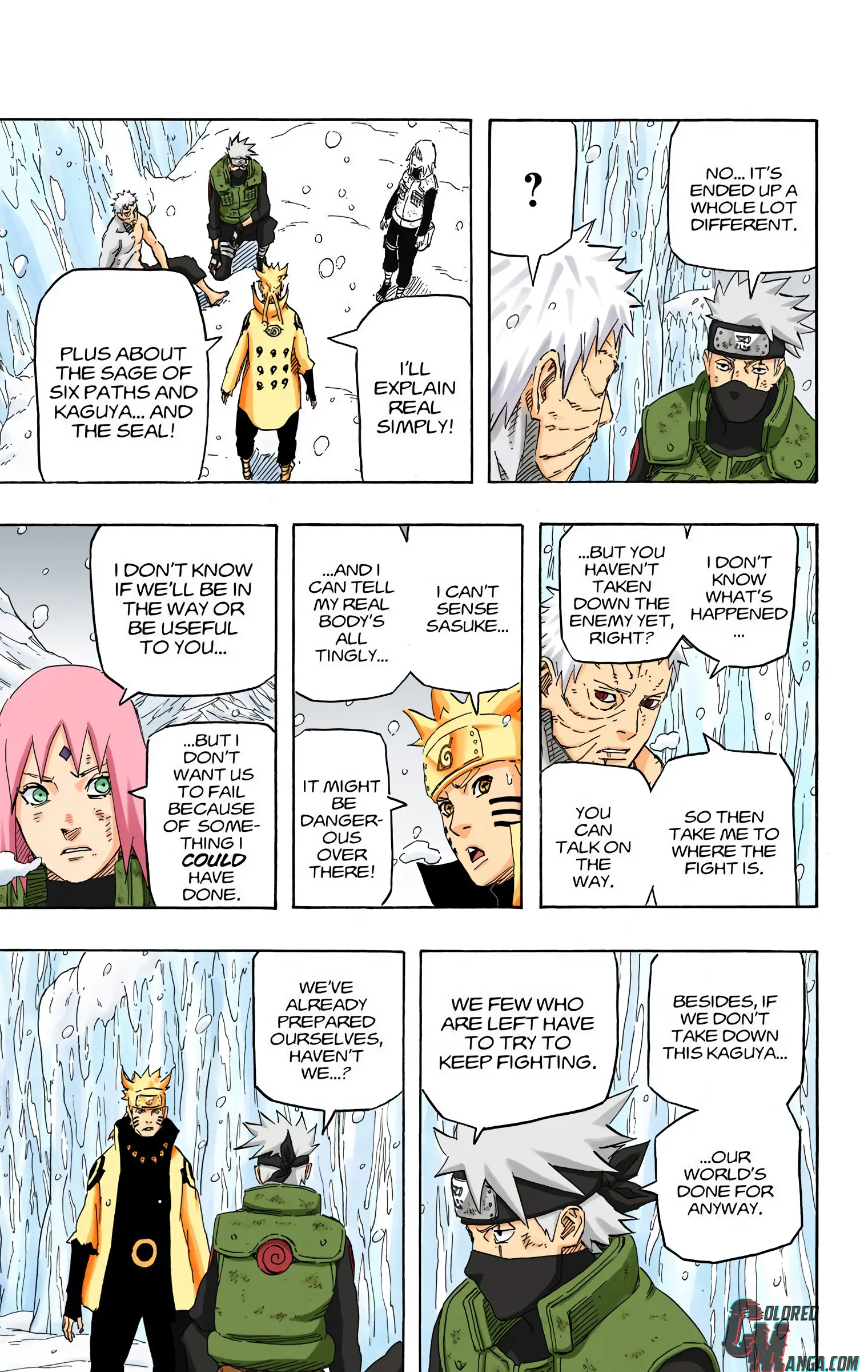Naruto Colored Manga Online, chapter 683, page 7
