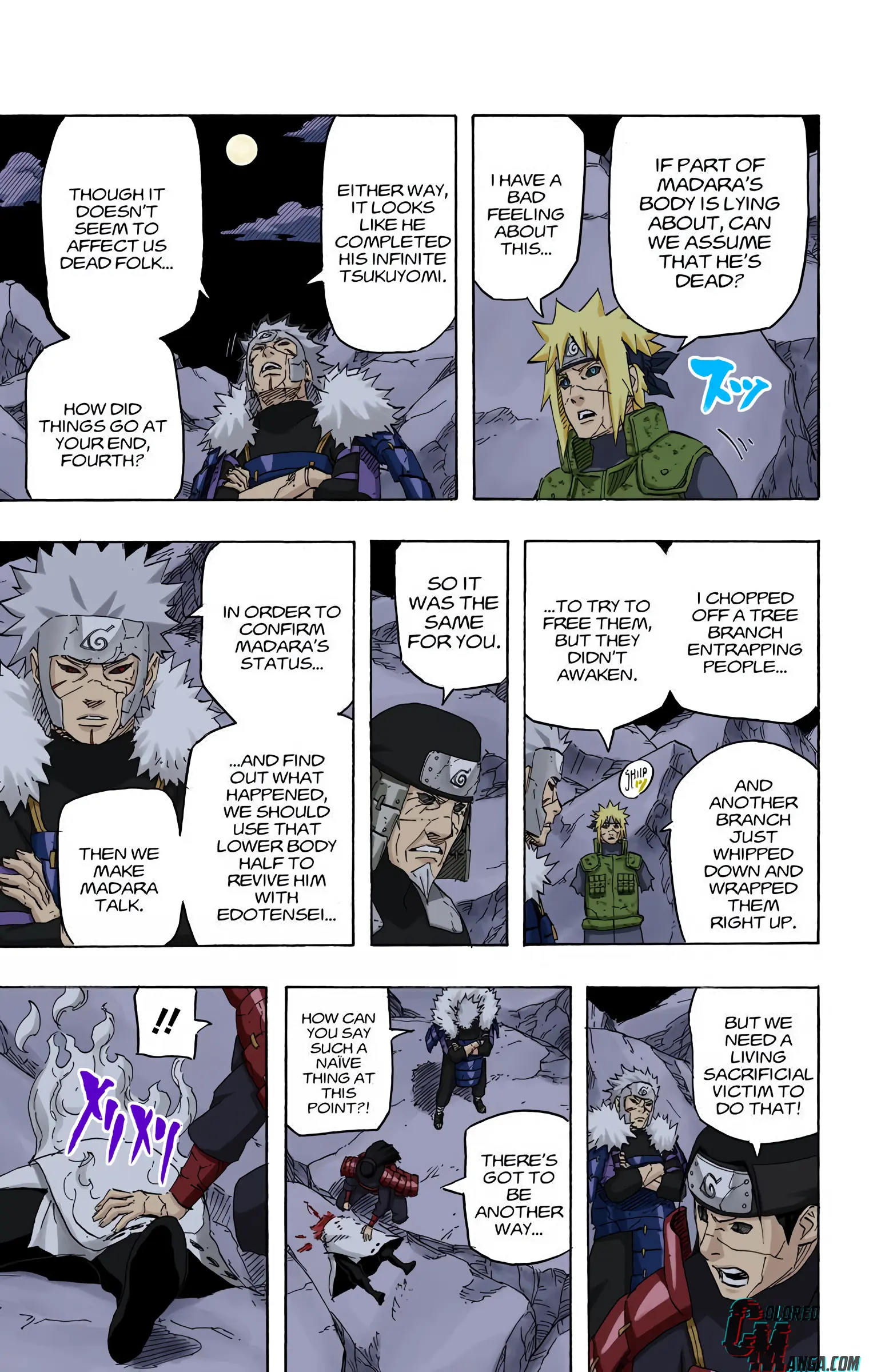 Naruto Colored Manga Online, chapter 683, page 9