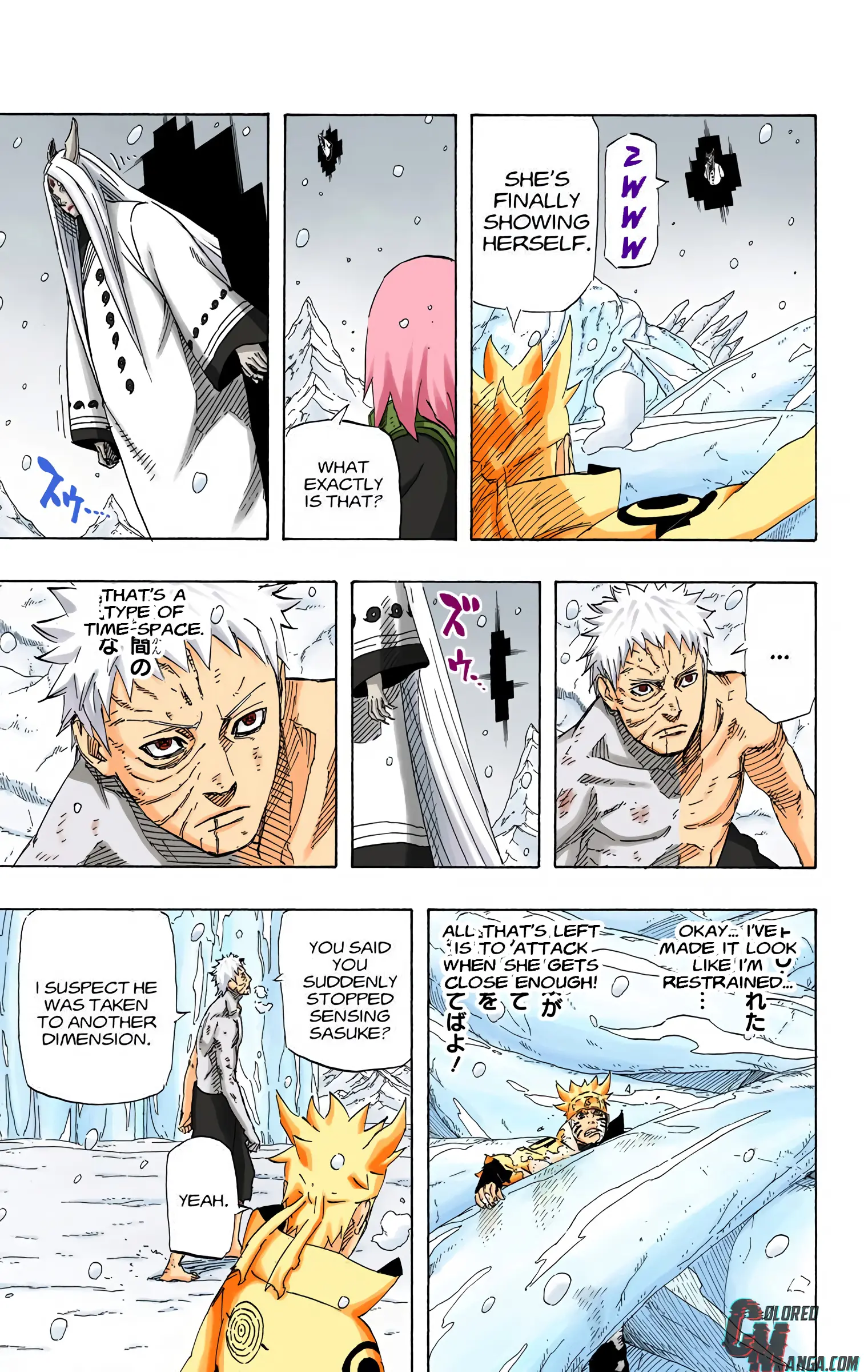 Naruto Colored Manga Online, chapter 683, page 13