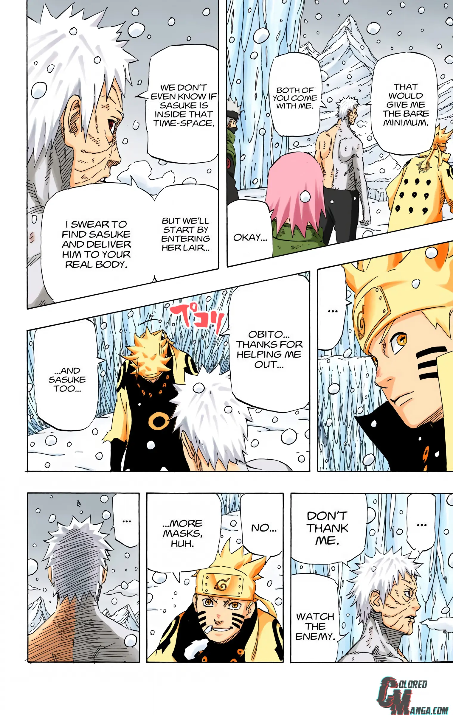 Naruto Colored Manga Online, chapter 683, page 16