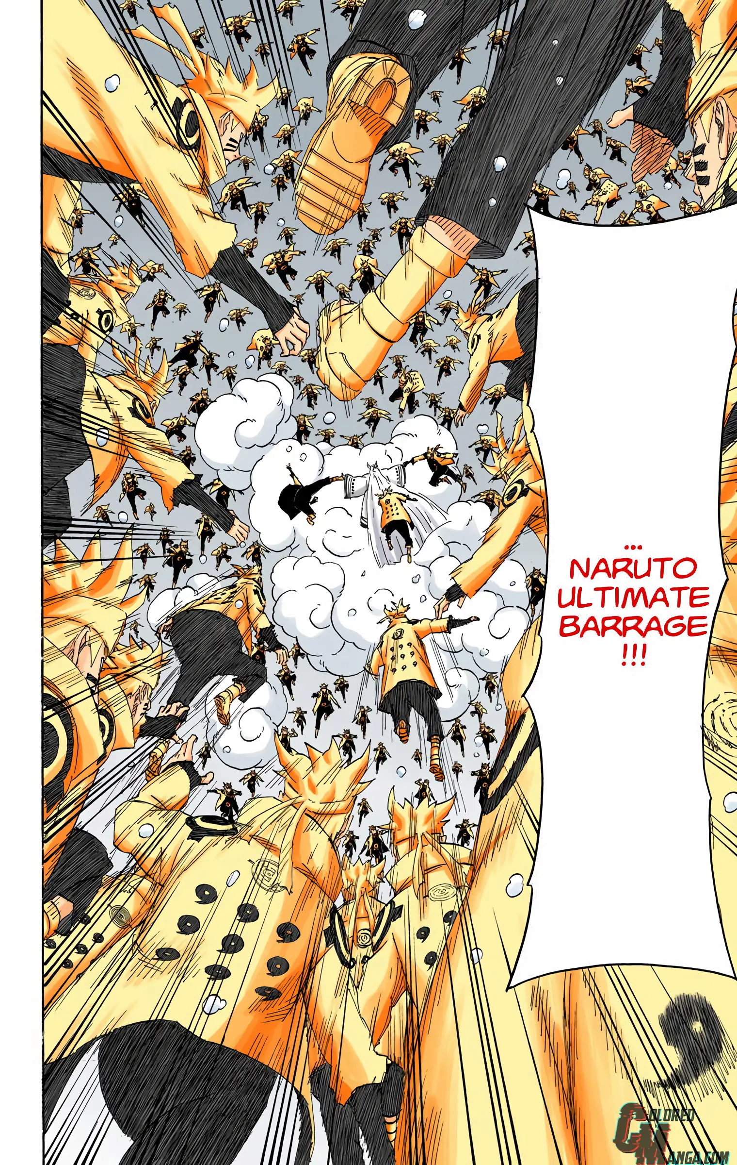 Naruto Colored Manga Online, chapter 684, page 9