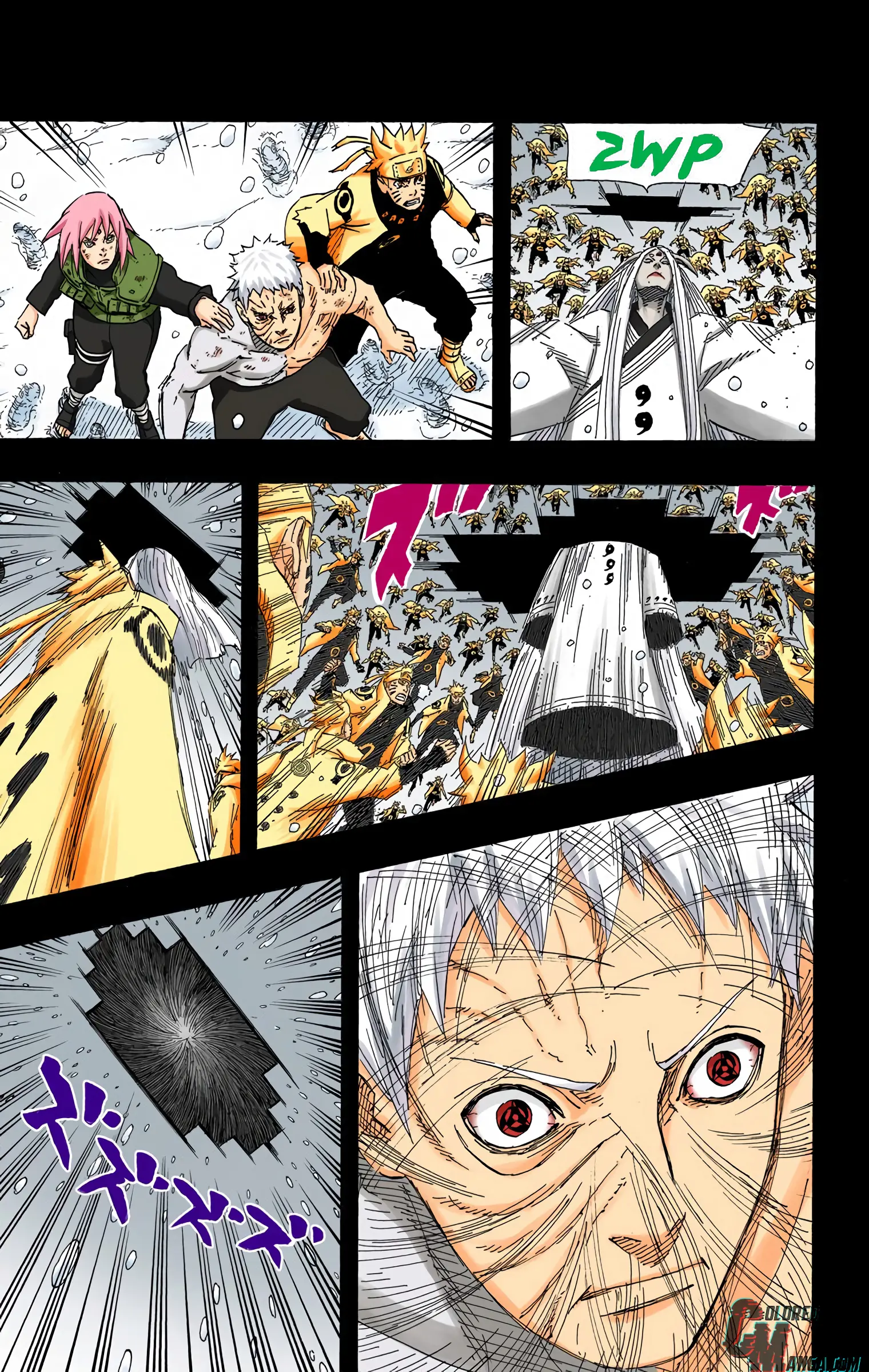 Naruto Colored Manga Online, chapter 685, page 3