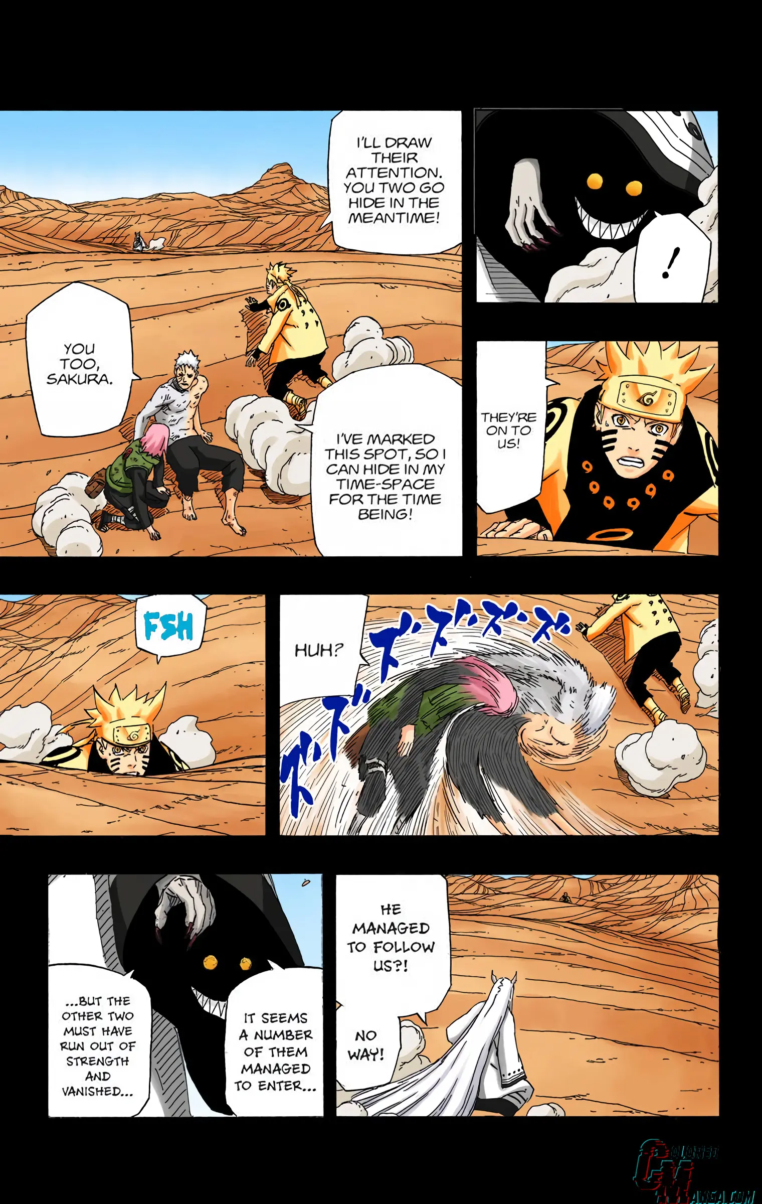 Naruto Colored Manga Online, chapter 685, page 5