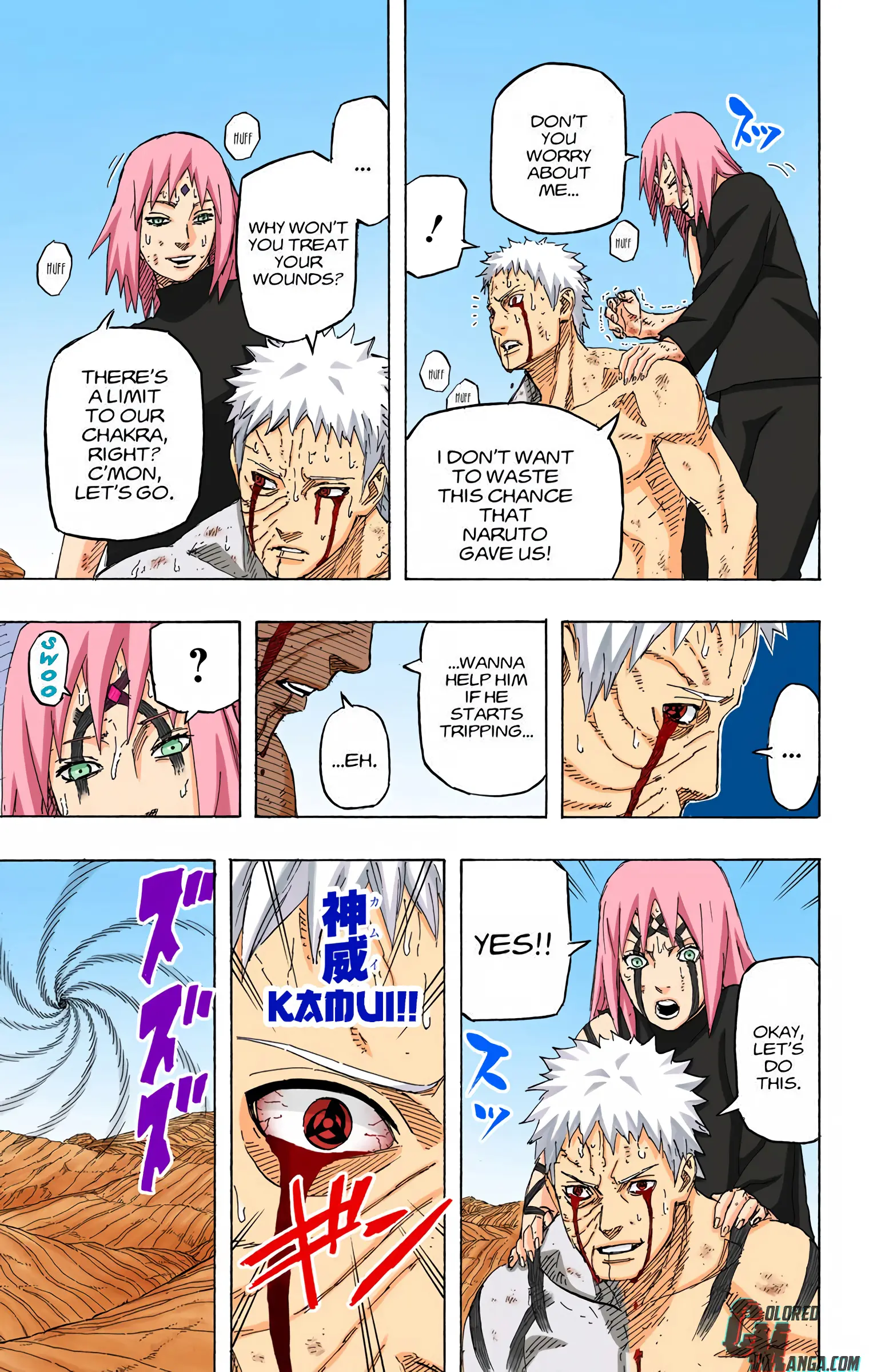 Naruto Colored Manga Online, chapter 685, page 13