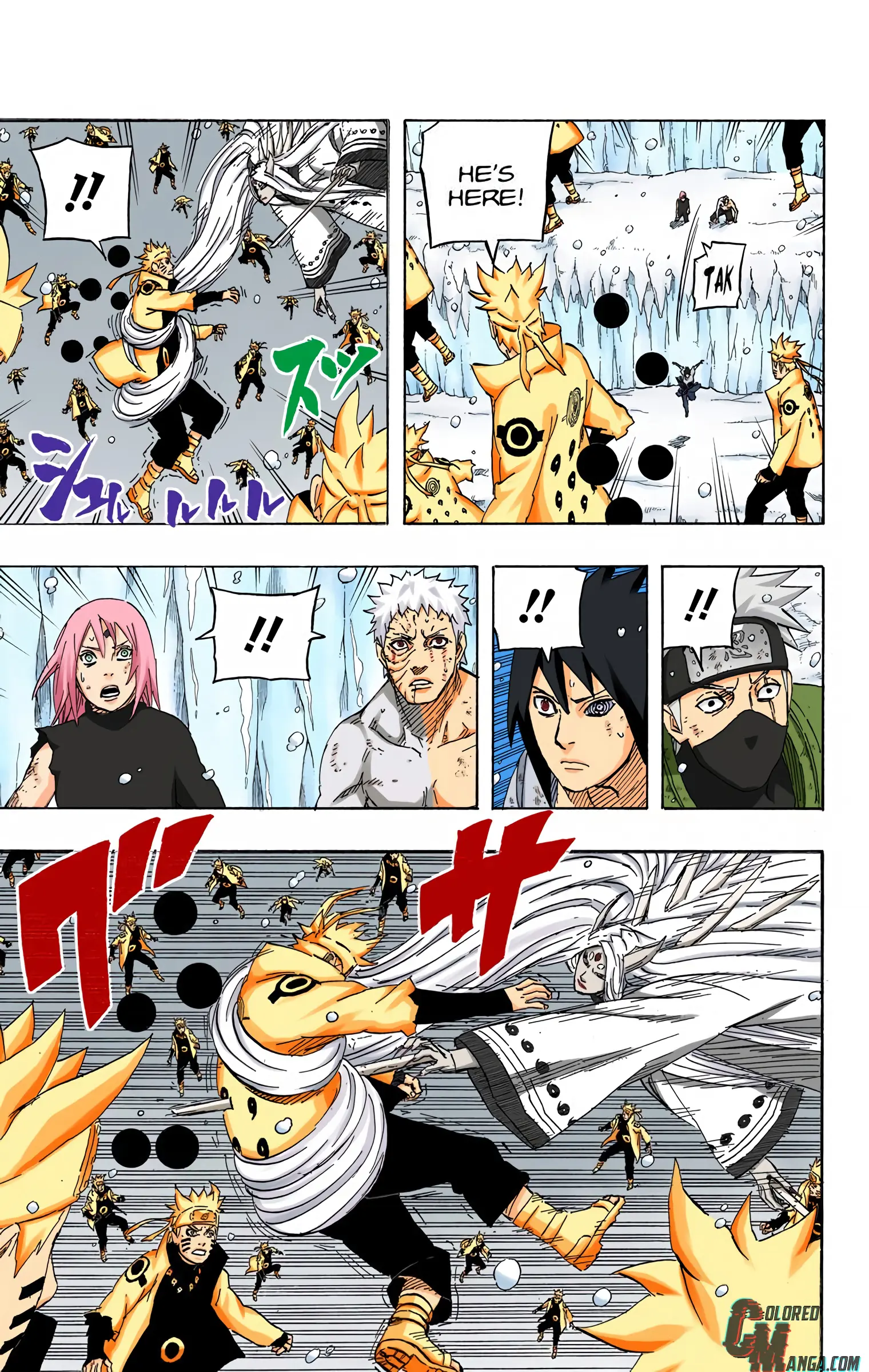 Naruto Colored Manga Online, chapter 686, page 10